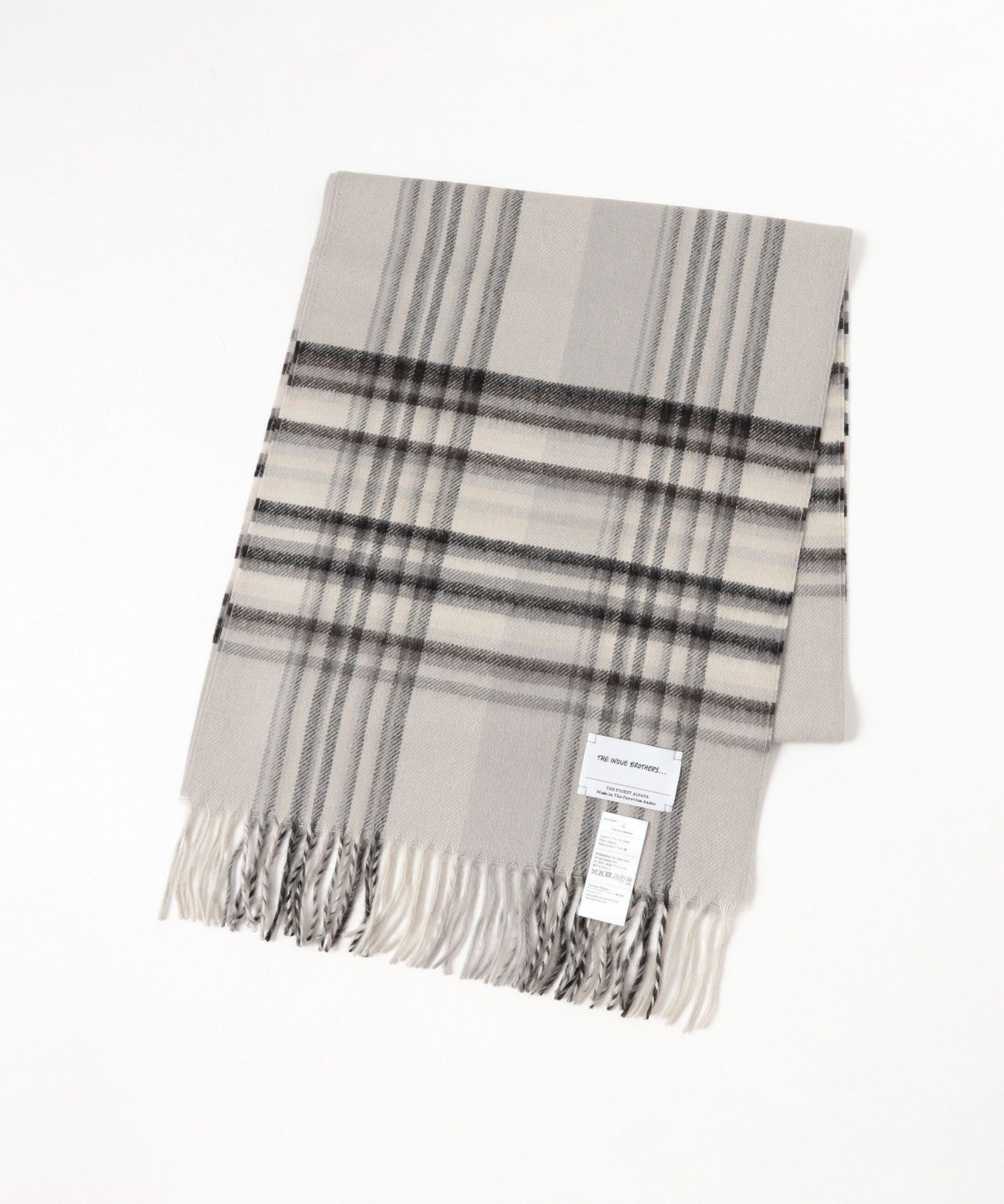BEAMS MEN｜THE INOUE BROTHERS / アルパカ ブラッシュ チェック