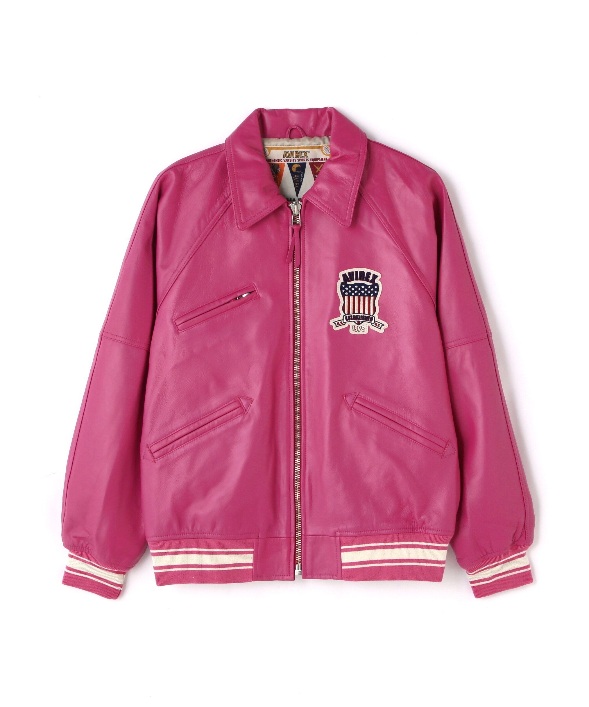 AVIREX｜LIGHT SIGNATURE VARSITY JACKET/ライト シグネチャー バー