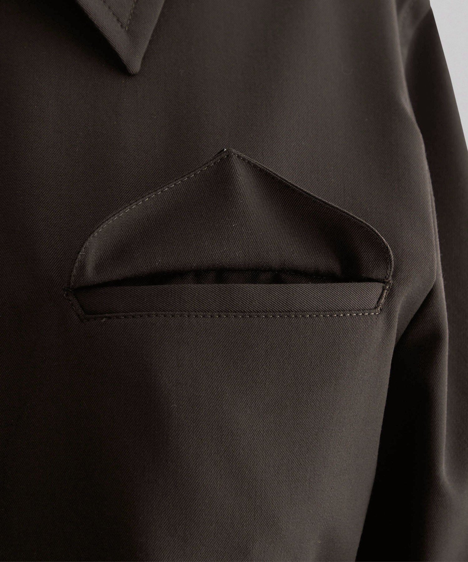 新品タグ付き☆ロエフ LOEFF ウールギャバオールインワン ダークブラウンM DK.BROWN】【S(0)】<LOEFF>ウール ギャバ オールインワンの通販 by