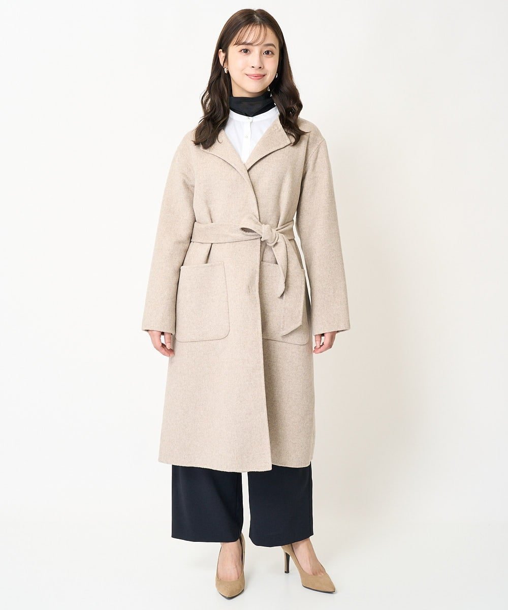 min 名作 コート マイン ブラウン ベージュ サイズ2 【公式通販】