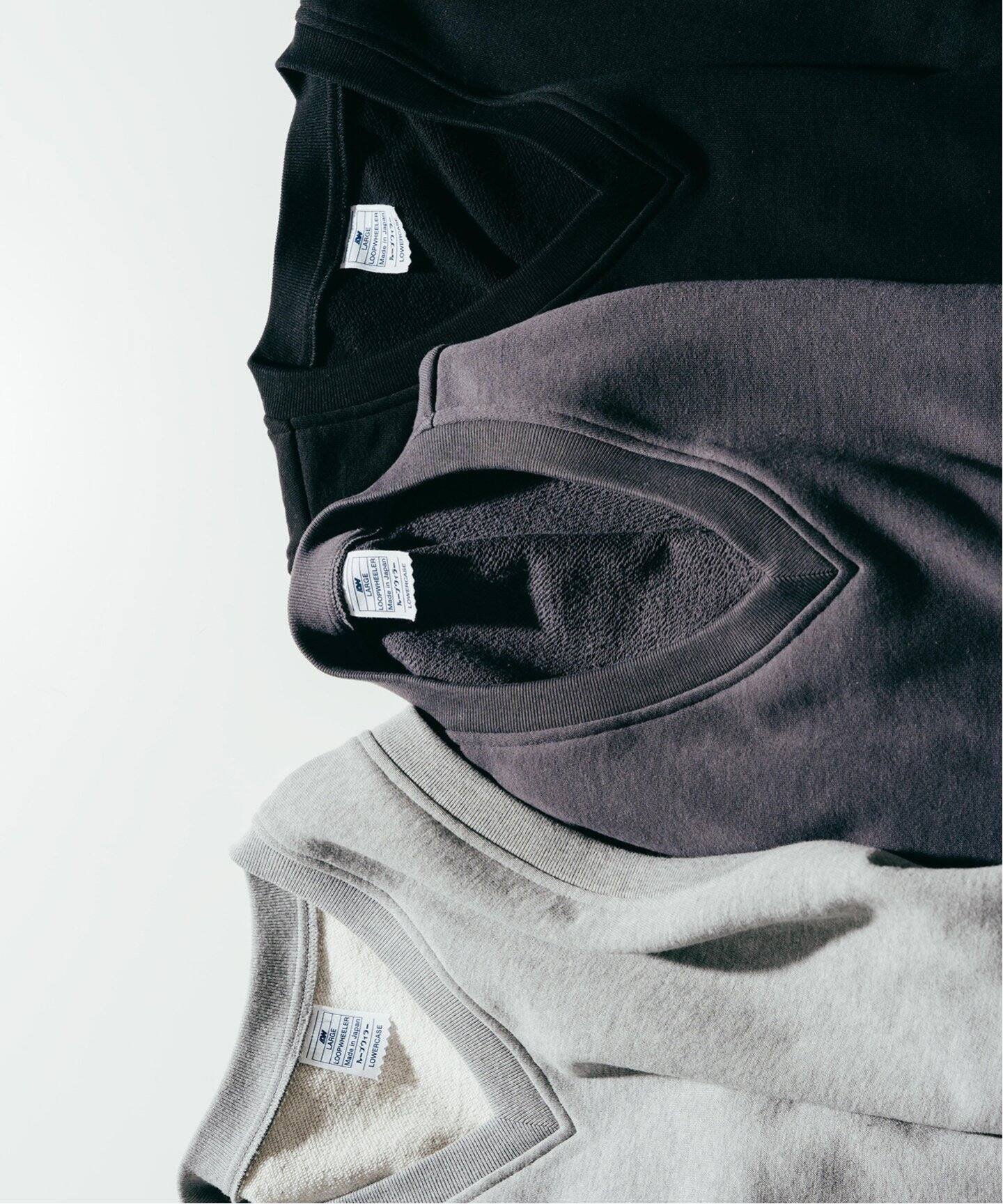 EDIFICE｜LOOPWHEELER * LOWERCASE for EDIFICE ライトツリウラケ