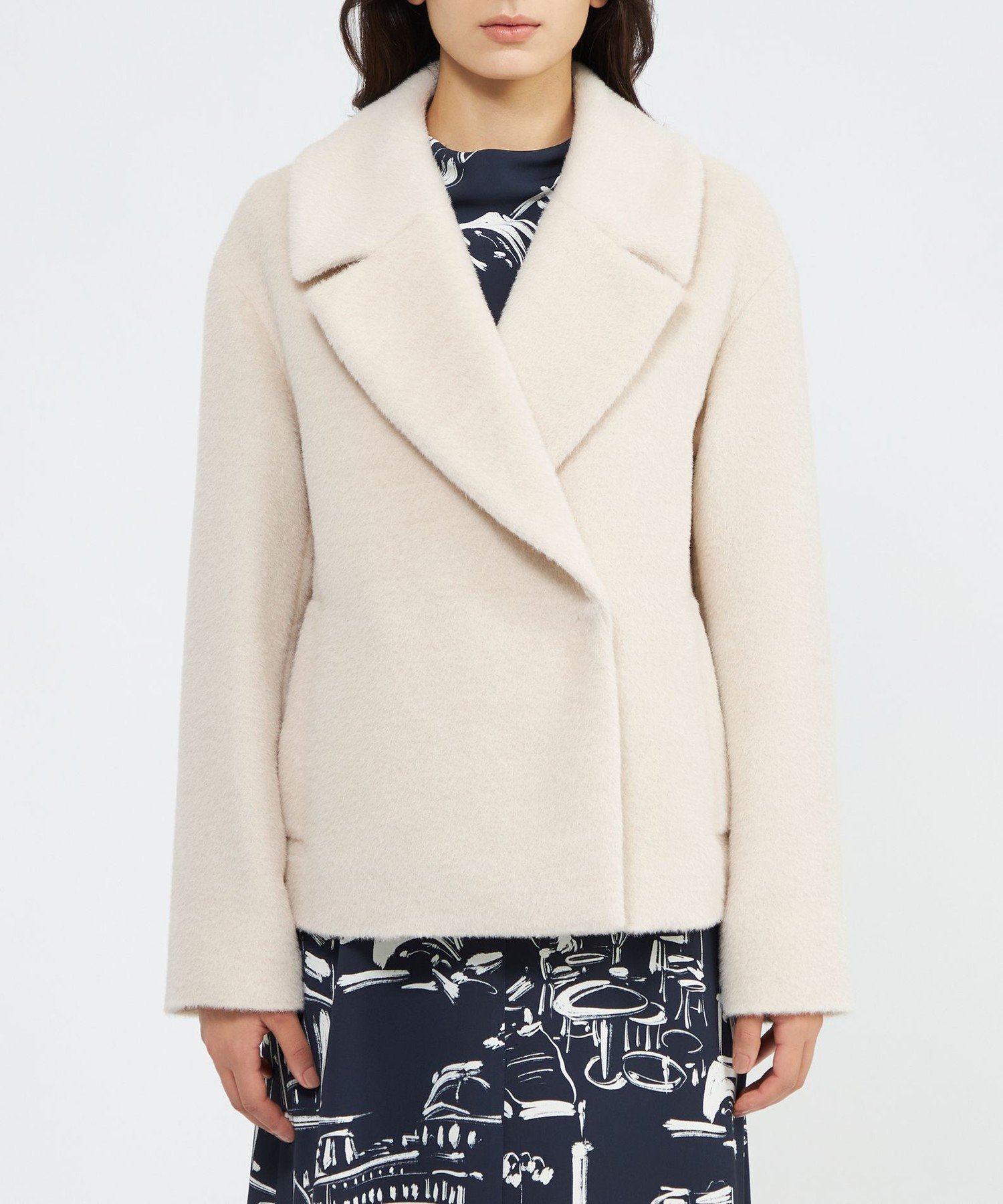 EPOCA｜アルパカシャギー ショートコート | Rakuten Fashion(楽天