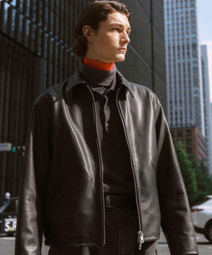 FREAK'S STORE｜Calf Leather ミニマル シングル ライダースジャケット