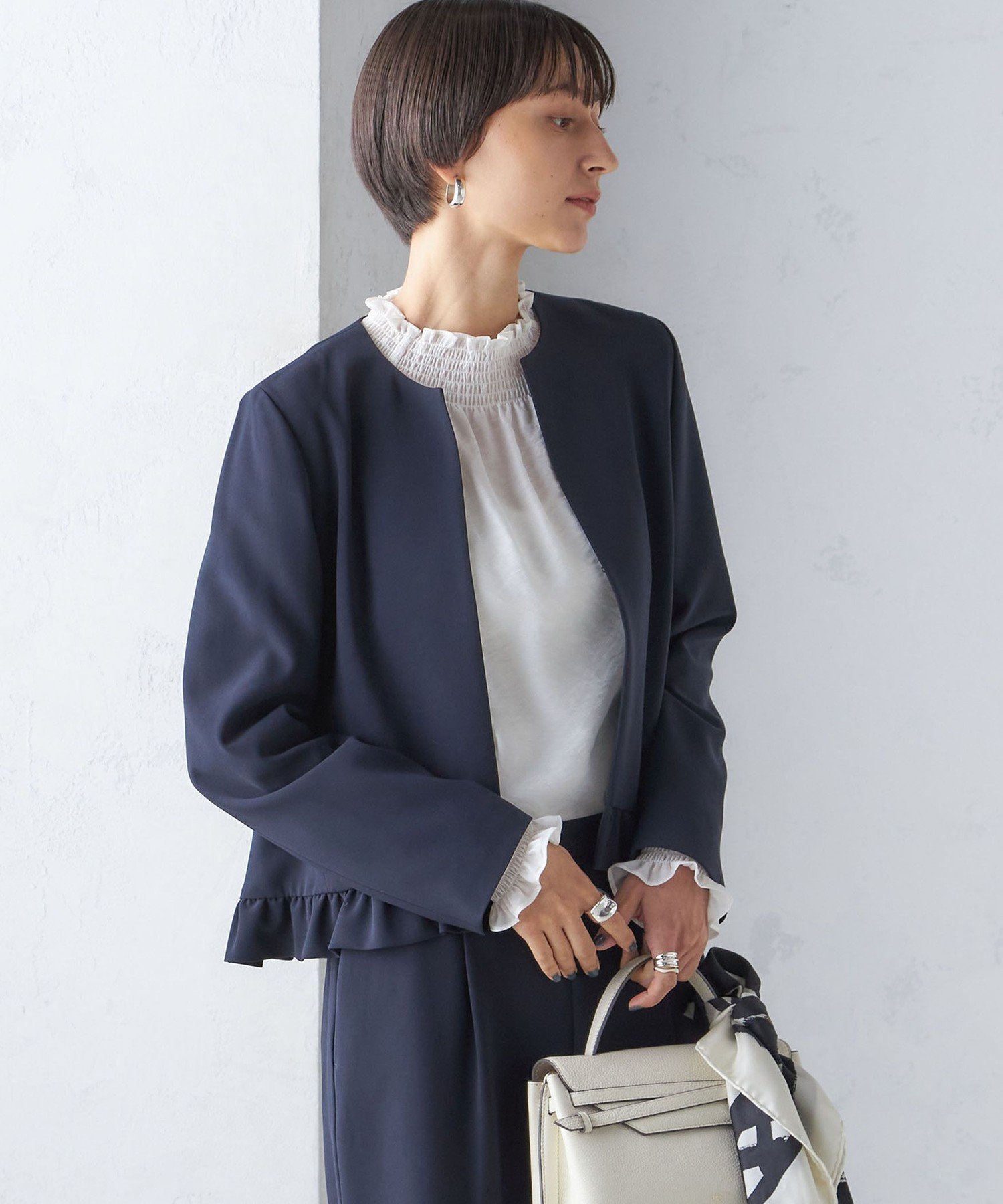 テーラーメイド冬用フリルジャケットネイビー アウター | TaylorMade Golf | テーラーメイド ゴルフ公式サイト