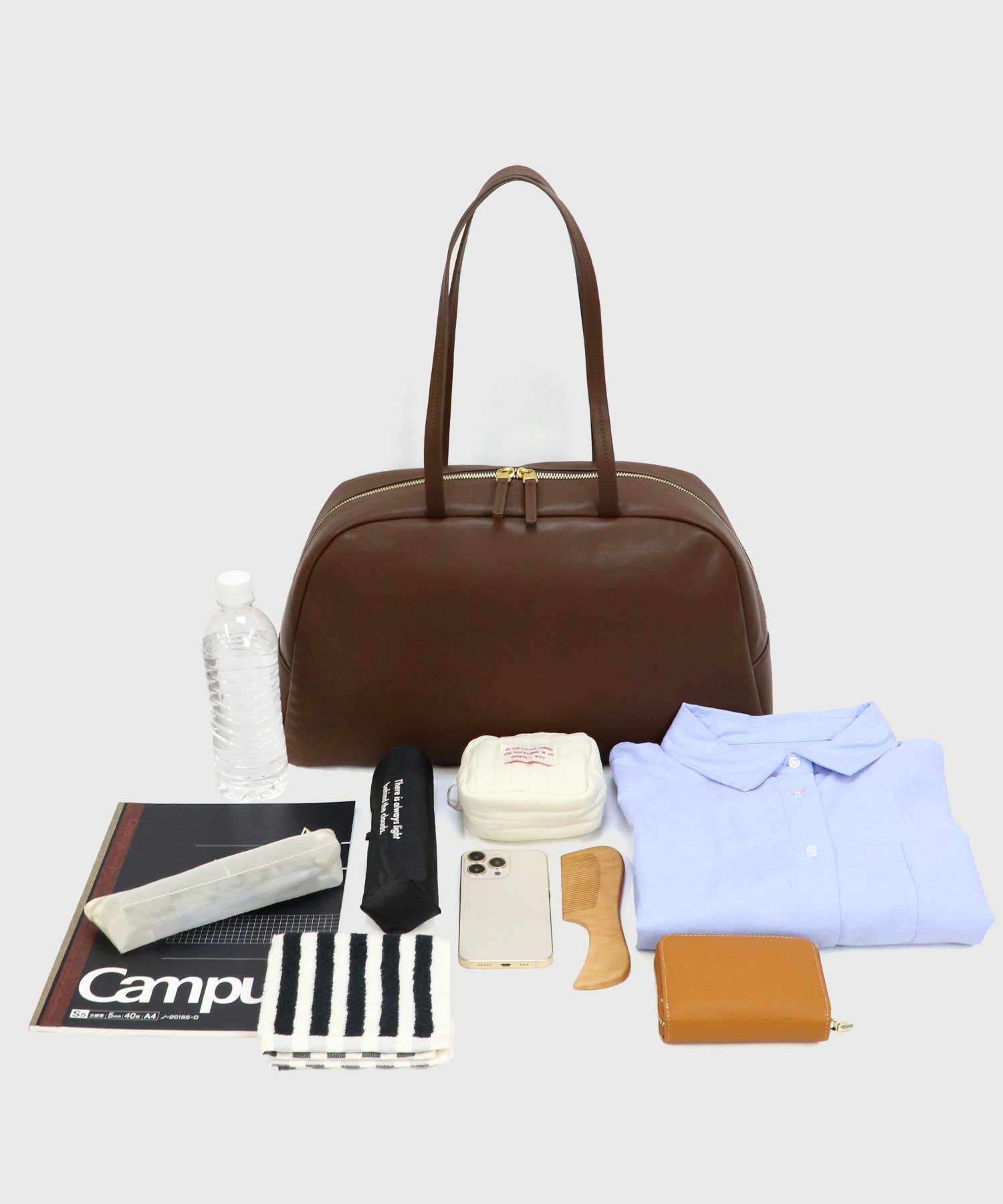 UNITED BASE｜【LA MARGE】【本革 / A4対応】レザー ラウンド ボストン