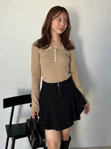 SNIDEL｜LACOSTE/ポロリブニット | Rakuten Fashion(楽天ファッション