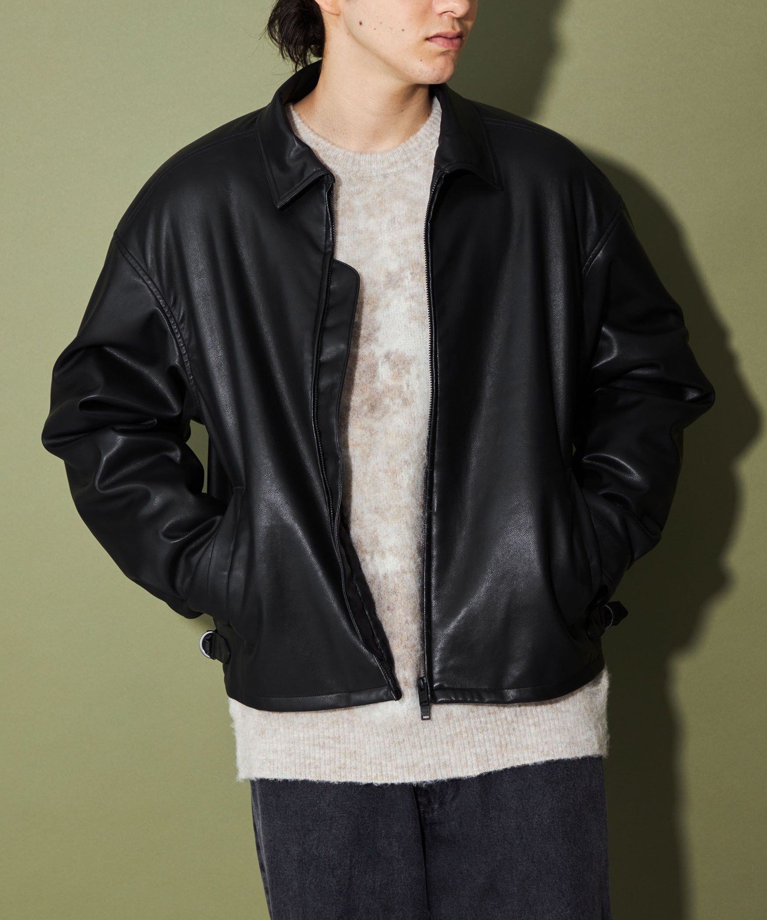 iNCERTUS UNITED ARROWS 牛革 レザージャケット ブルゾン iNCERTUS UNITED ARROWS 牛革 レザージャケット ブルゾン - メルカリ