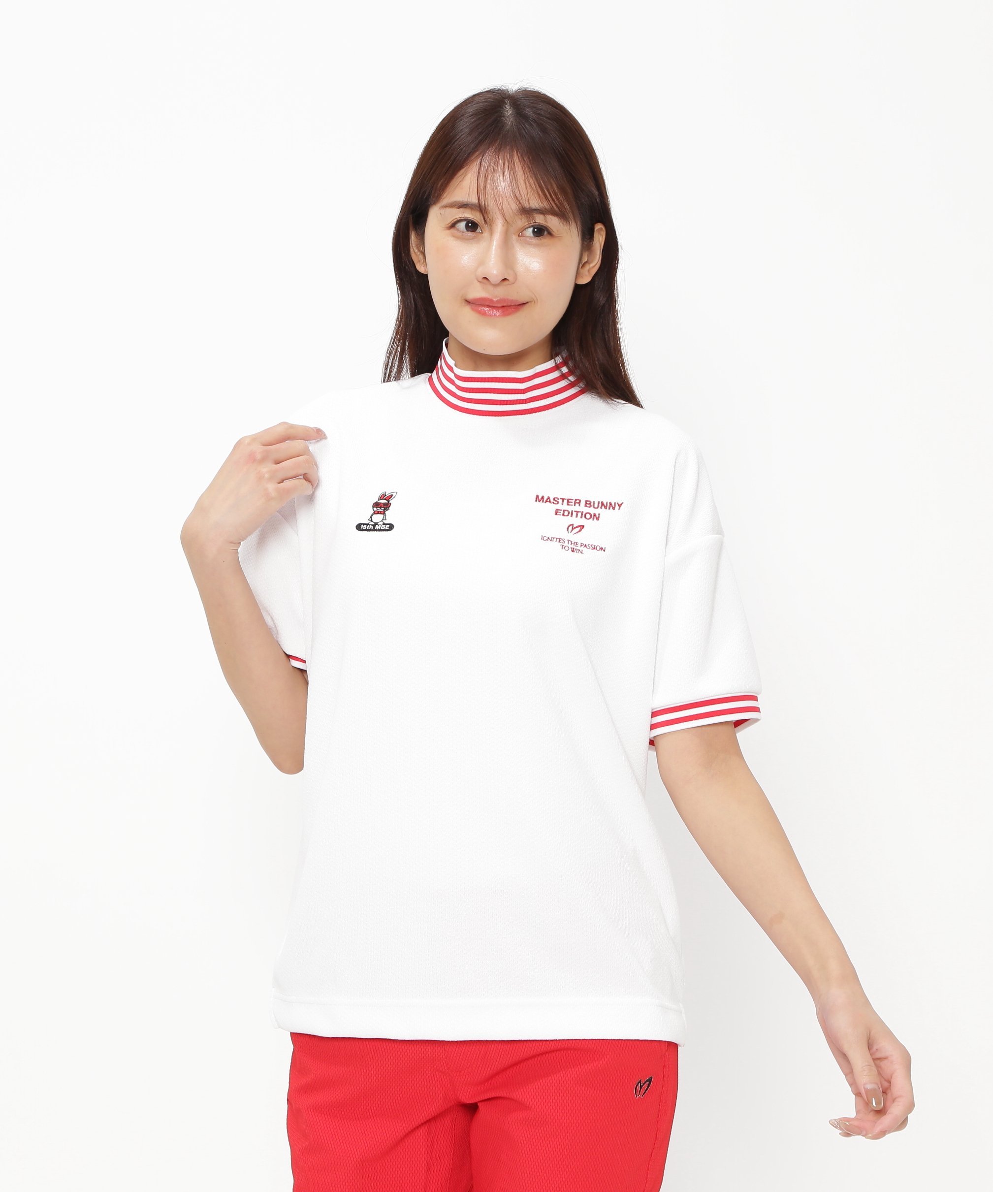 未着用】マスターバニーエディション レディース半袖モックネック 0