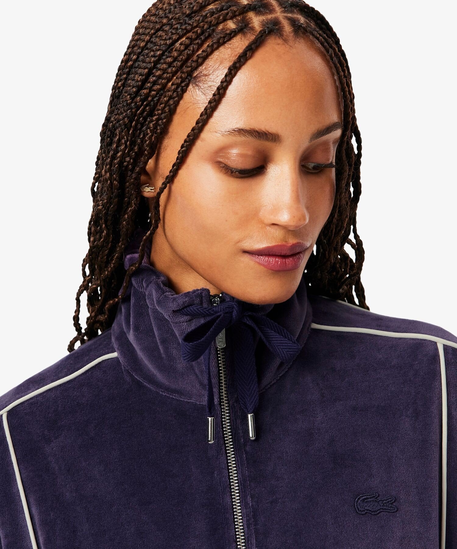 LACOSTE｜ベロアタッチパイピングトラックジャケット | Rakuten