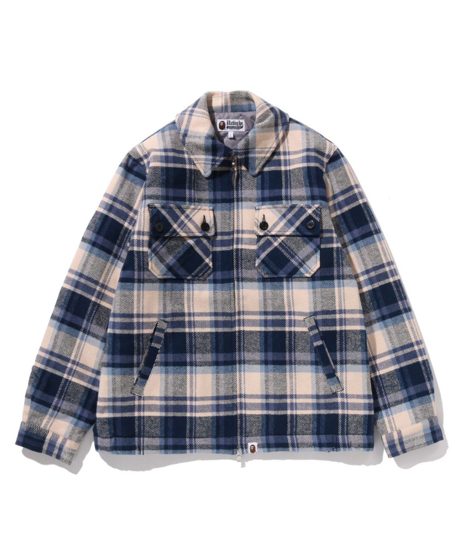 A BATHING APE｜BAPE CHECK CPO ZIP JACKET | Rakuten Fashion(楽天