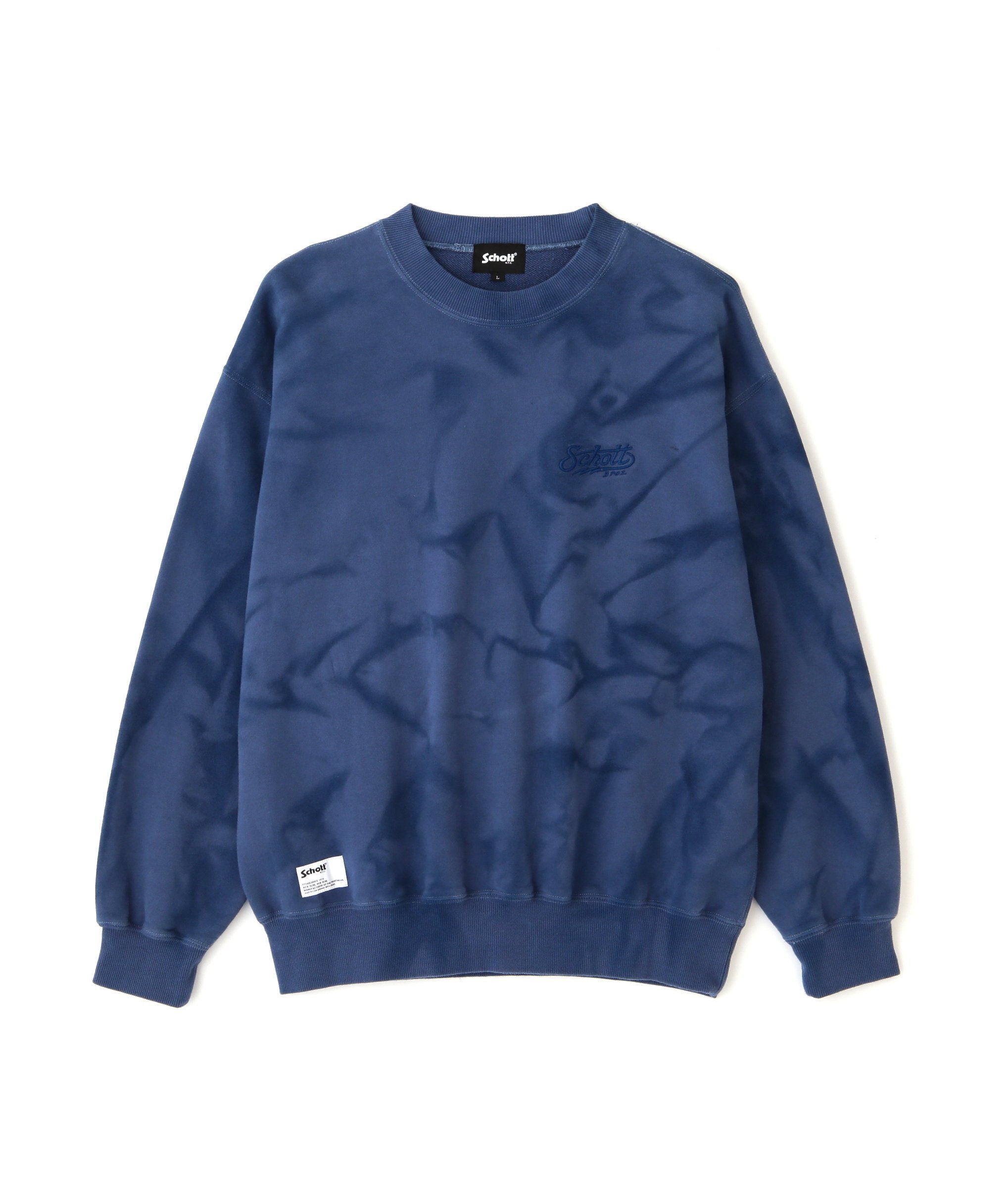 Schott｜TIE-DYE BOLT LOGO CREW SWEAT/タイダイボルトロゴ クルー