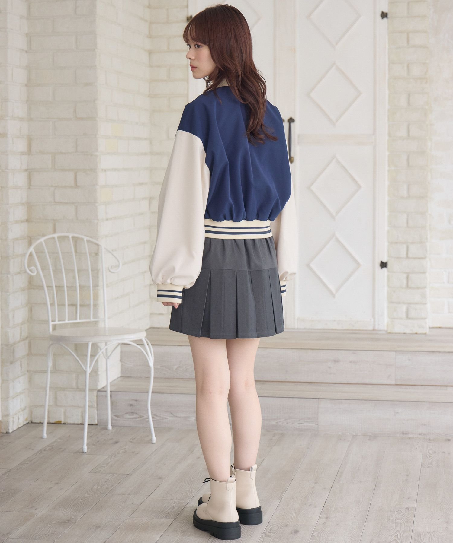 RETRO GIRL｜切替ボックスプリーツミニSK | Rakuten Fashion(楽天