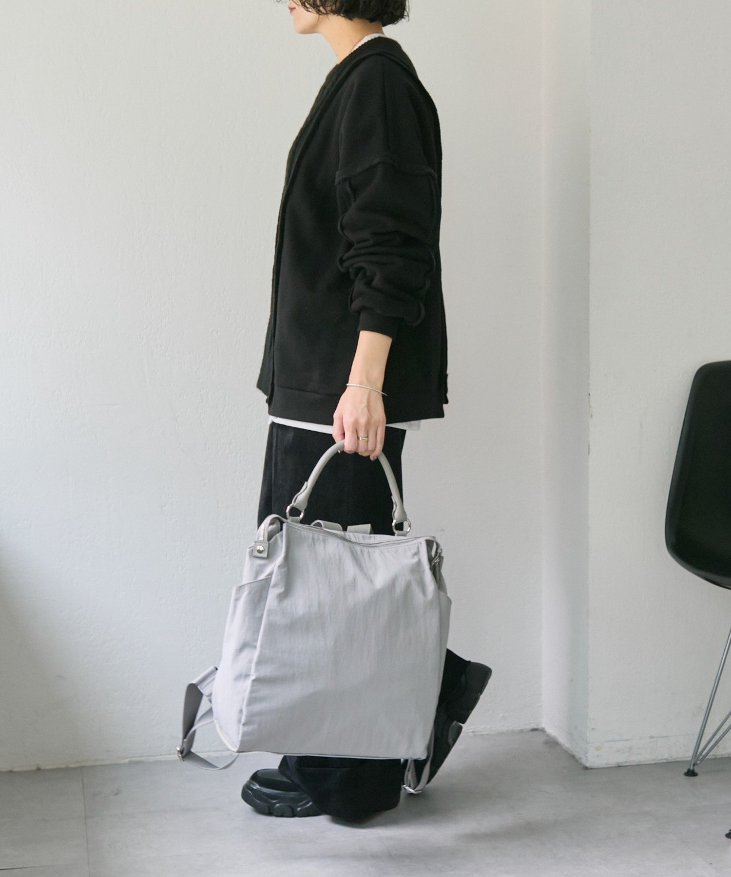 ear PAPILLONNER｜《撥水/A4サイズ対応/リバイバル》スクエアリュック