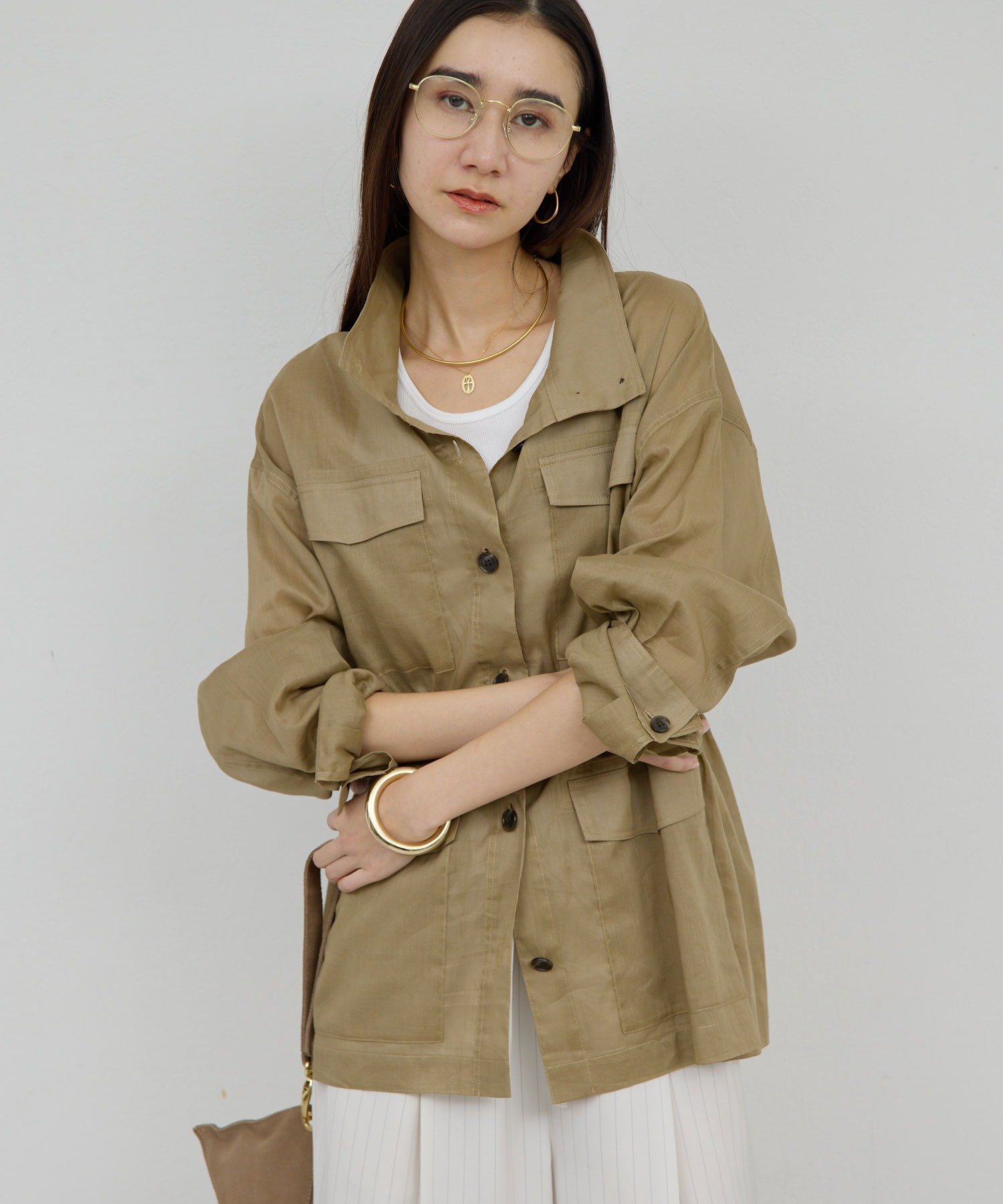 GALLARDAGALANTE｜【WEB限定リバイバル】シアーミリタリージャケット