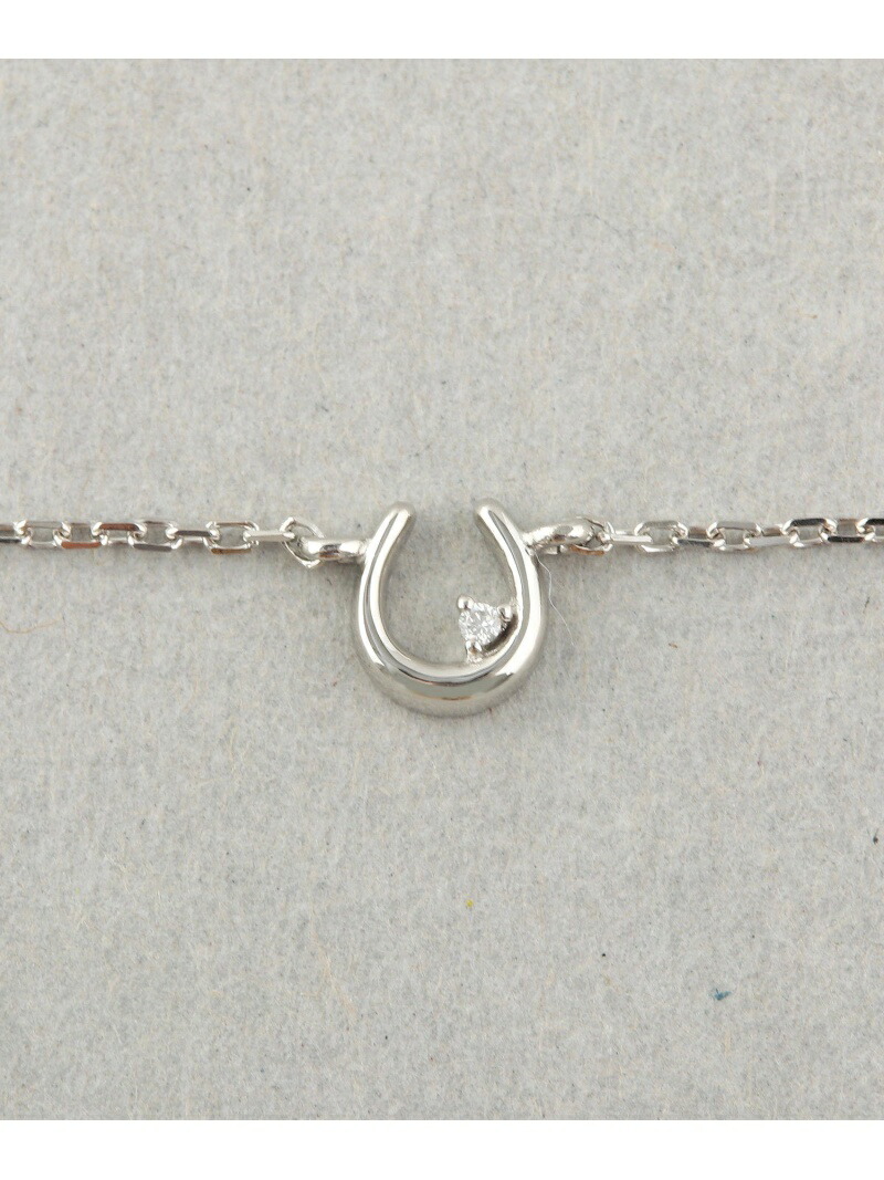 ete｜K18YG ホースシュー ダイヤモンド ブレスレット | Rakuten