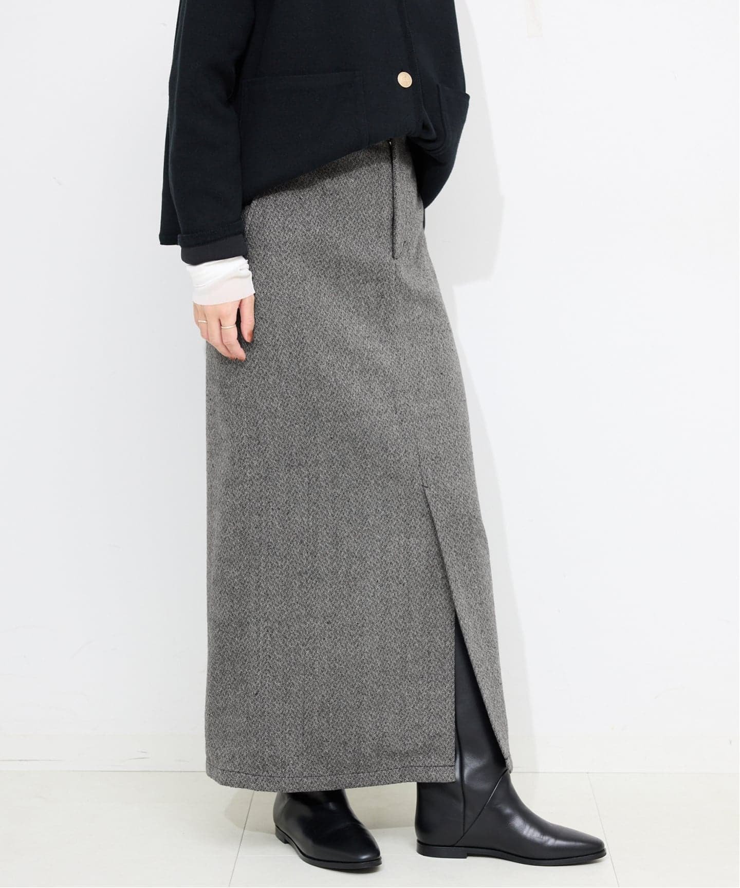 SLOBE IENA｜ツイードリラックスIラインスカート | Rakuten Fashion