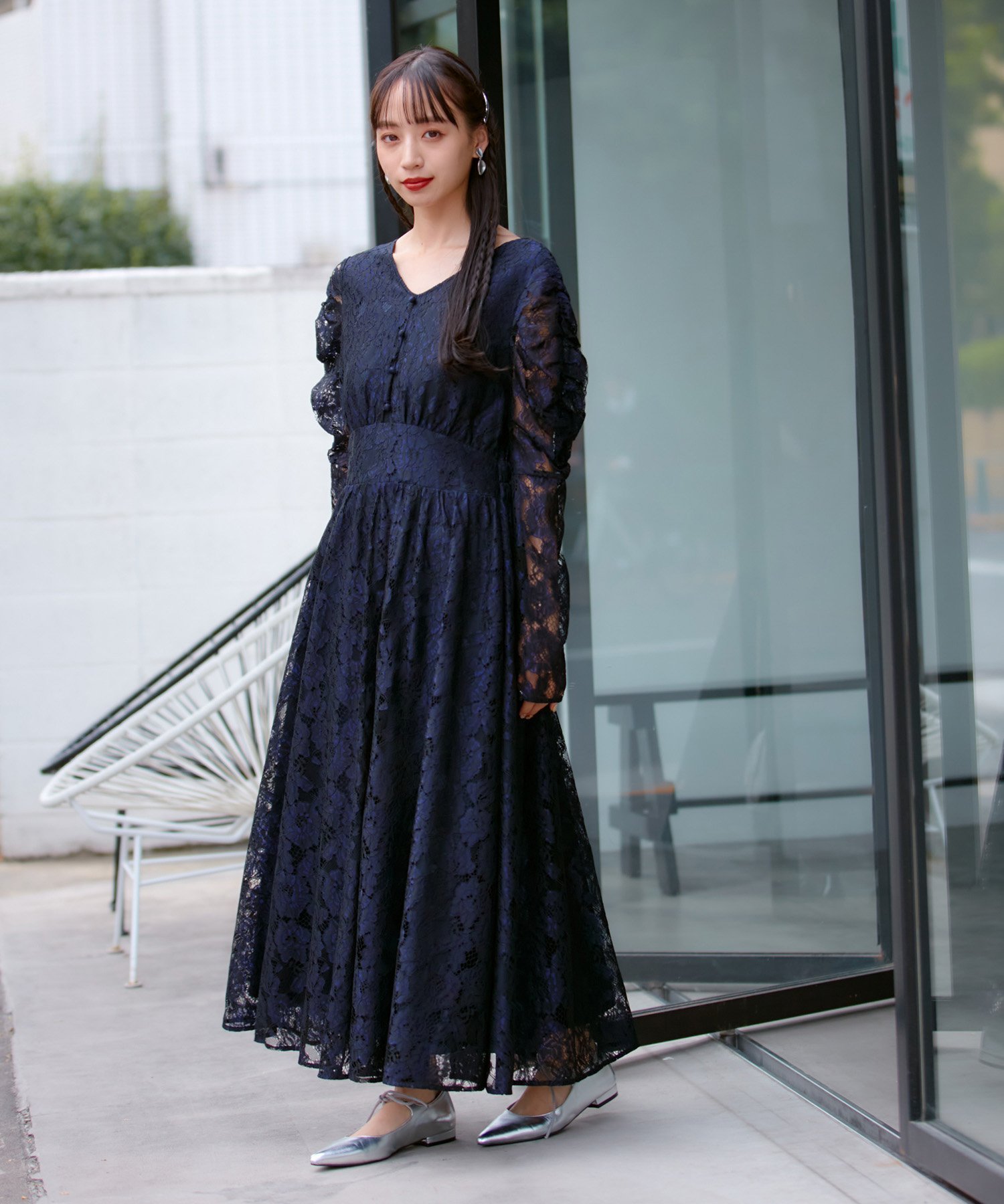 VIS｜【VIS DRESS】総レースバックオープンワンピース | Rakuten