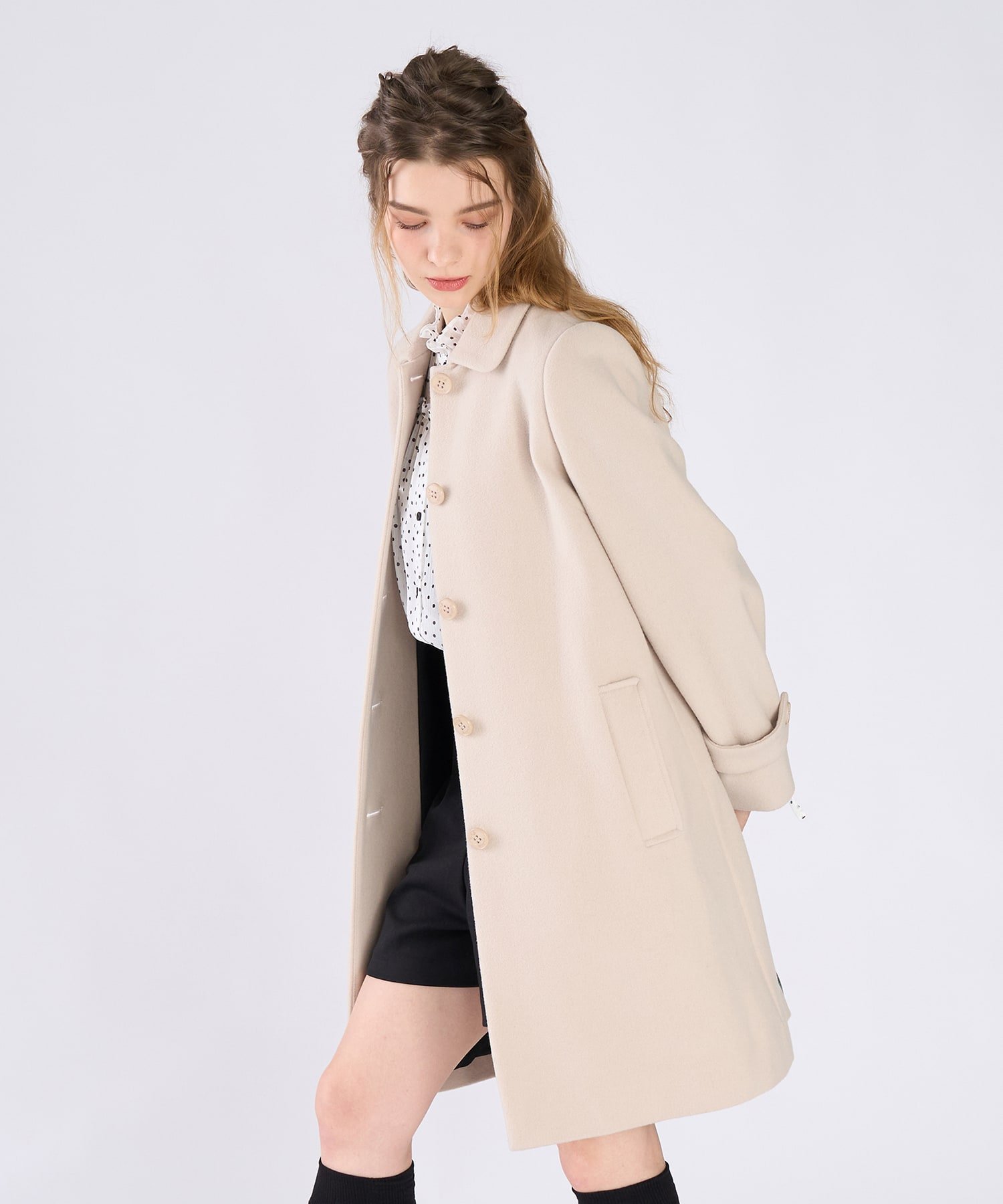 agnes b.｜Aラインコート 