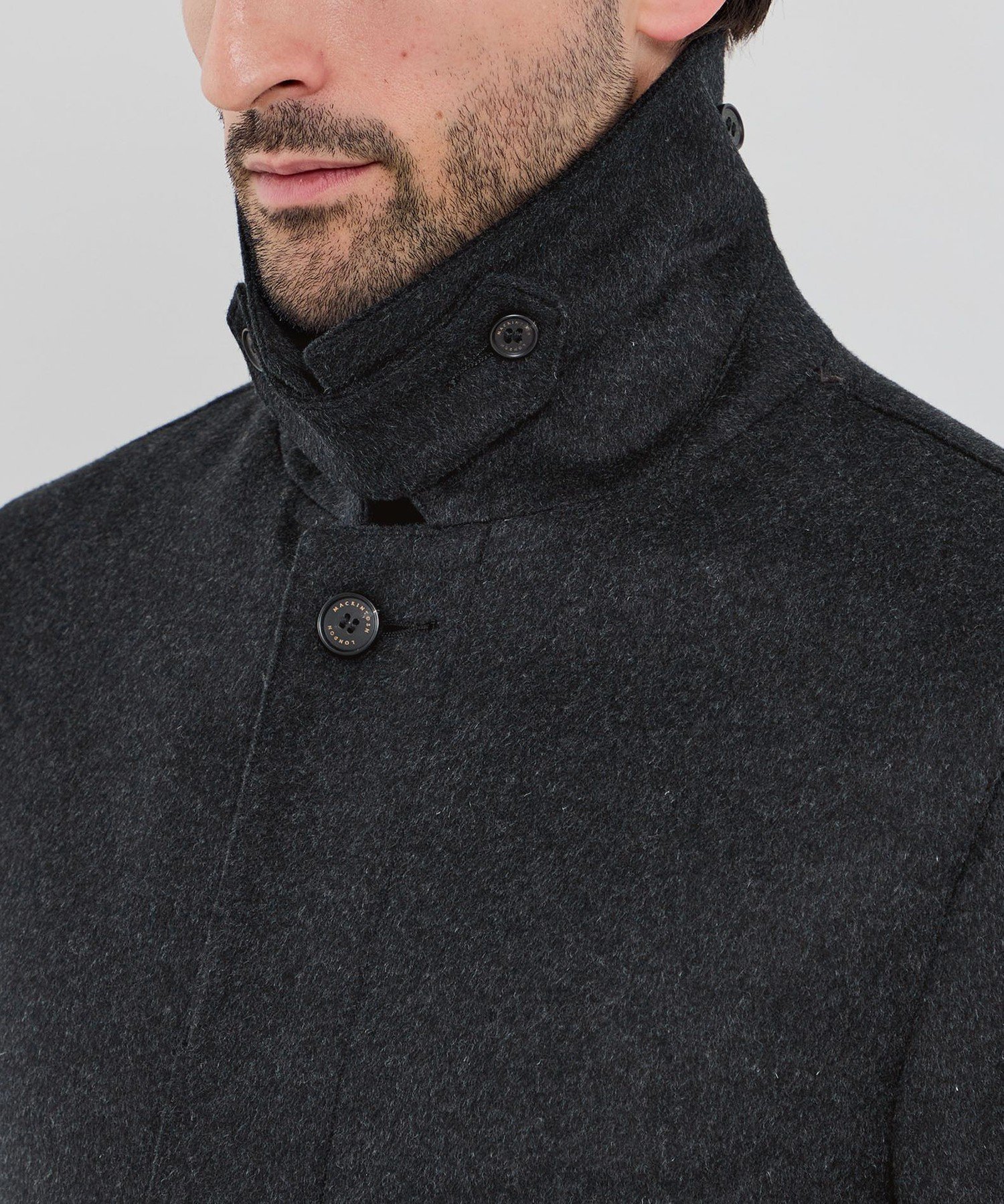 MACKINTOSH LONDON｜【DUNFORD】ウールカシミヤビーバーステンカラー