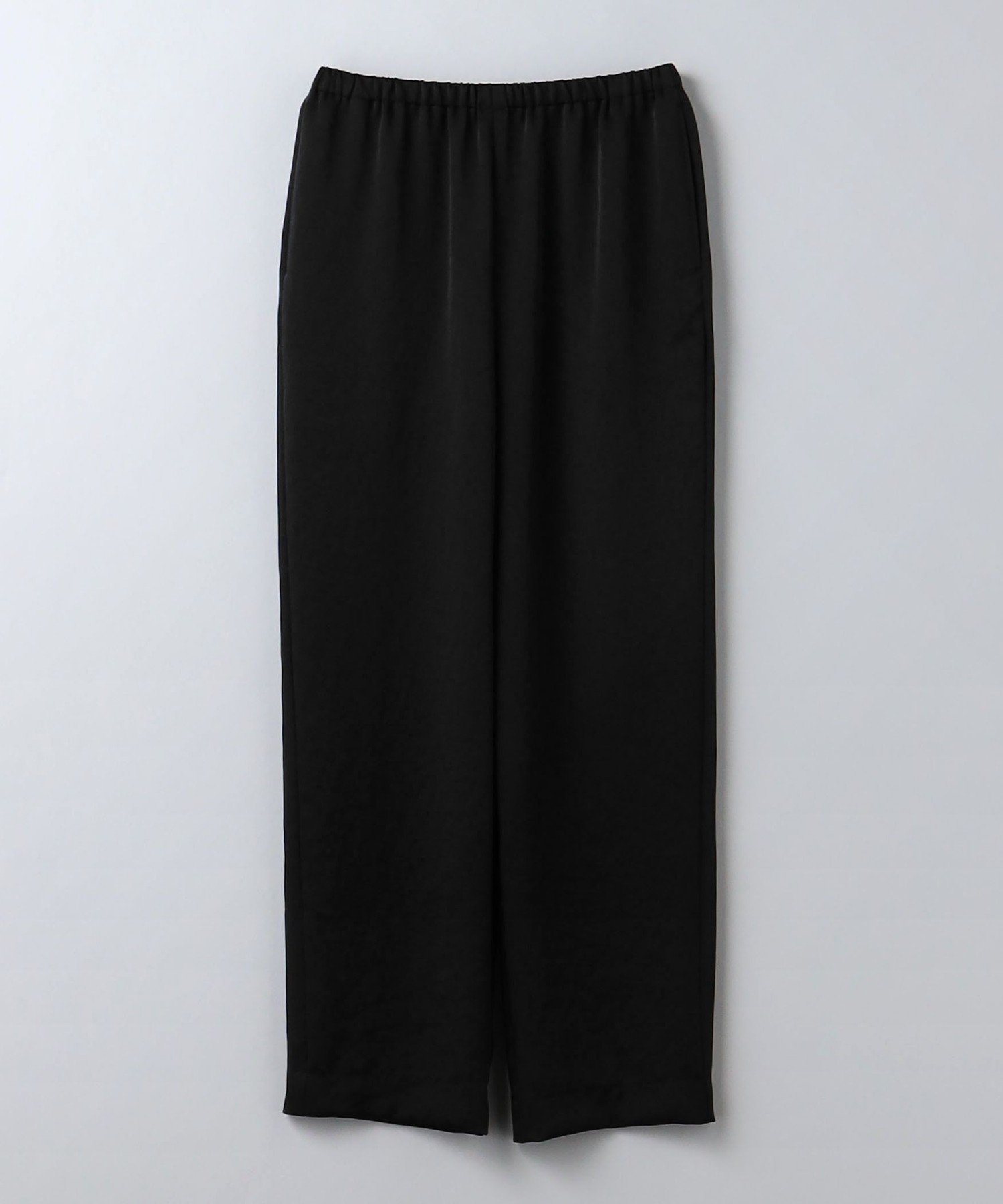 【お値下げ！】6 roku ウールサテンパンツ 6 パンツ 「6(ROKU)」ポリエステル サテン パンツ 25FW レディース