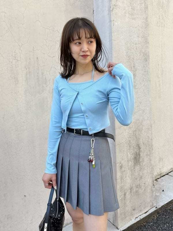 LILY BROWN｜ベルト付きプリーツスカショーパン | Rakuten Fashion