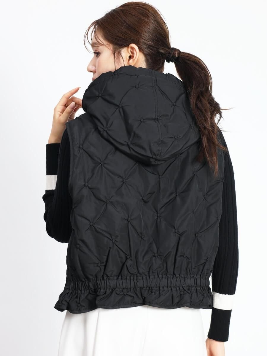 Vin｜ドットキルティングジップベスト | Rakuten Fashion(楽天