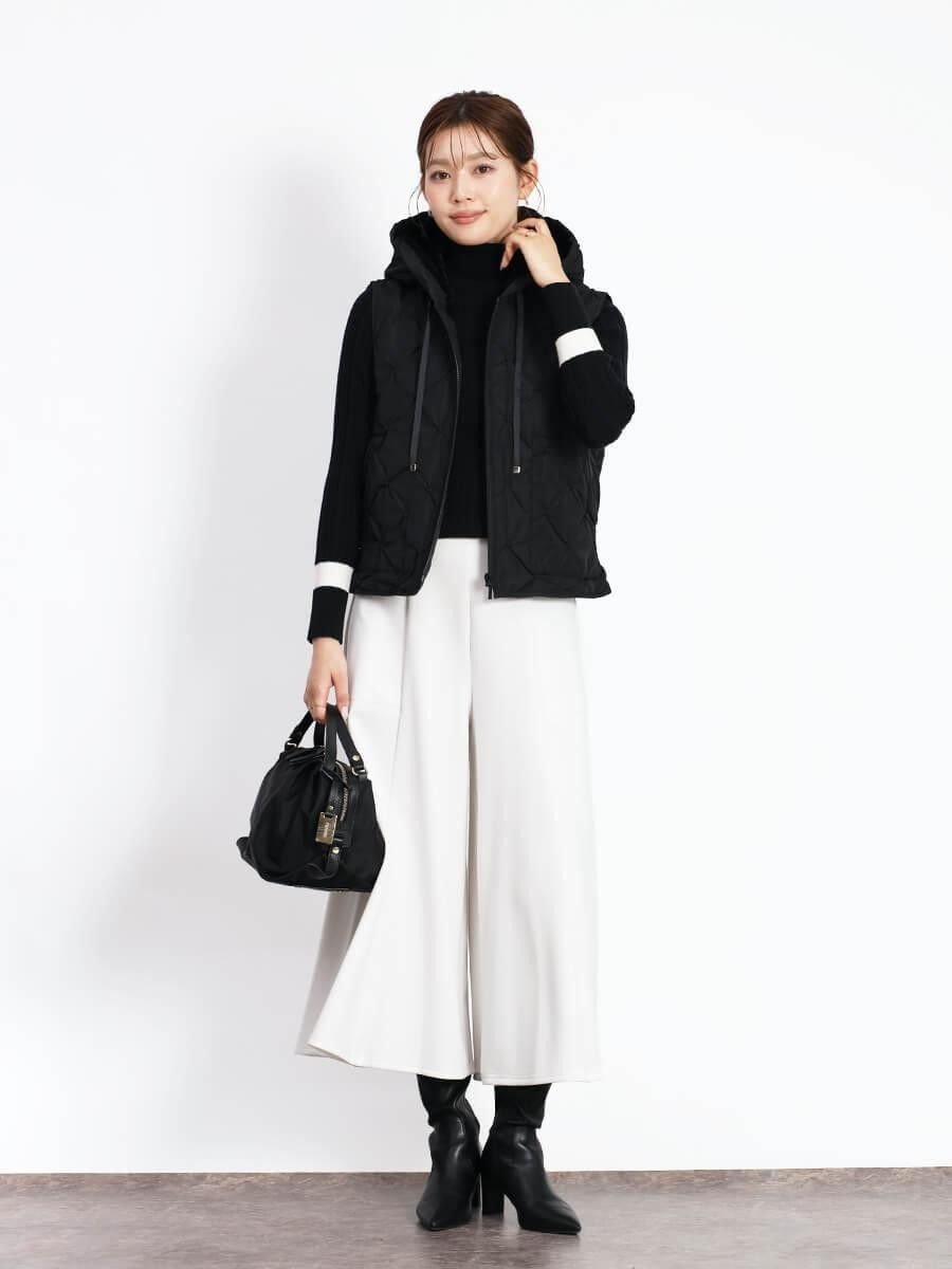 Vin｜ドットキルティングジップベスト | Rakuten Fashion(楽天