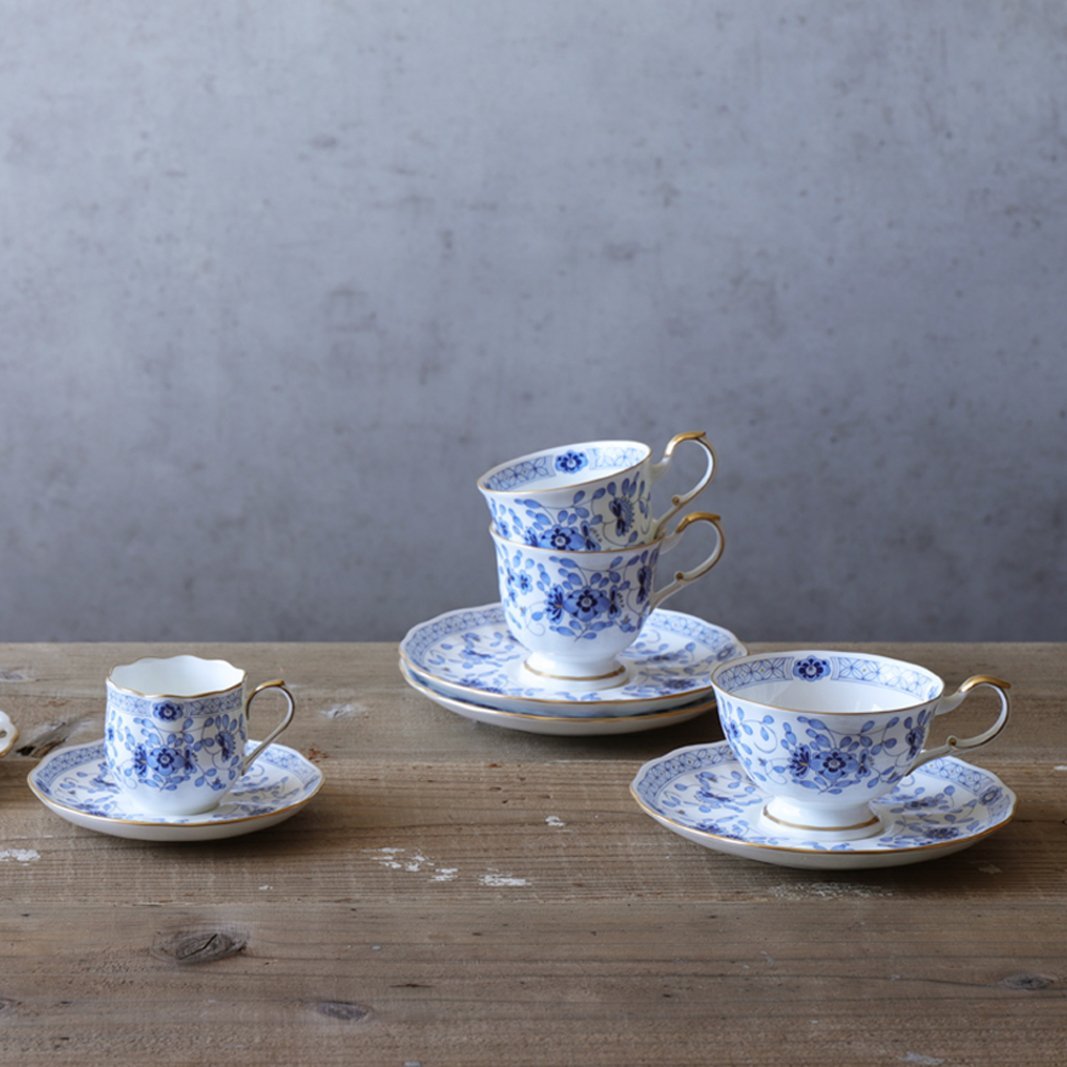 NARUMI｜【公式】ミラノ ティーカップ&ソーサーセット 210cc 2人用