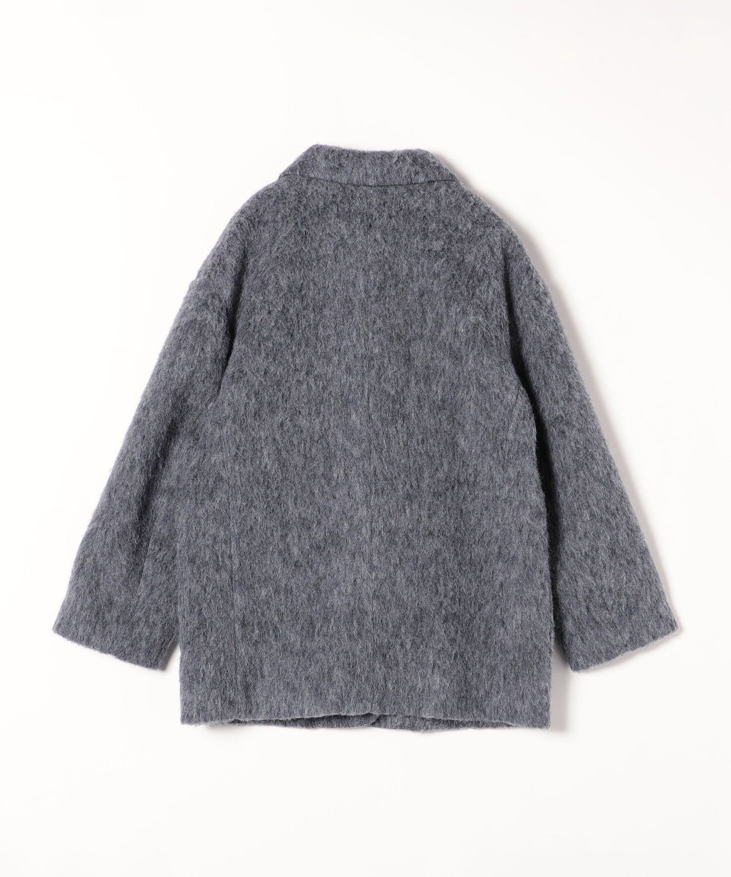 SHIPS｜SHIPS any: ウール ミックス シャギー シングル コート