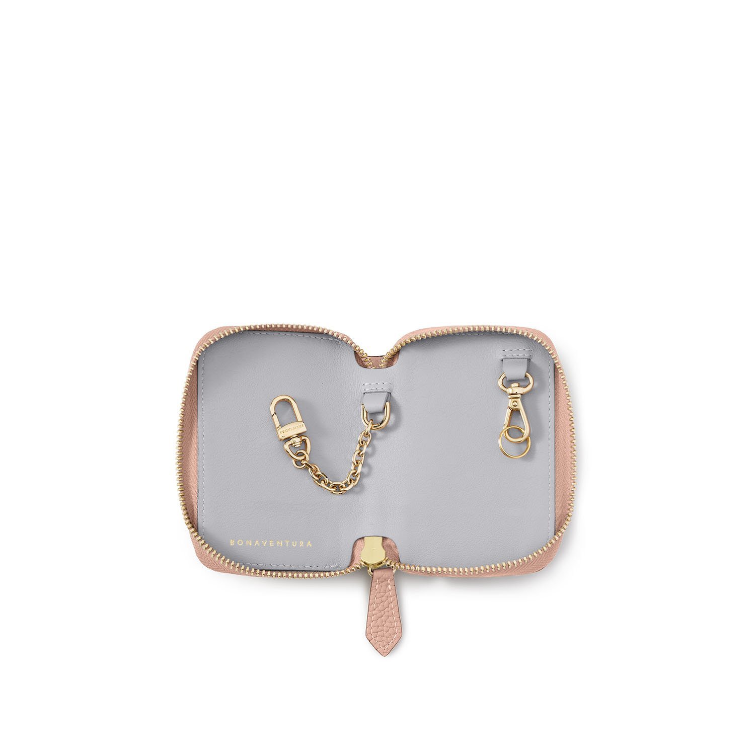 BONAVENTURA｜ラウンドジップ スマートキーケース シュリンクレザー