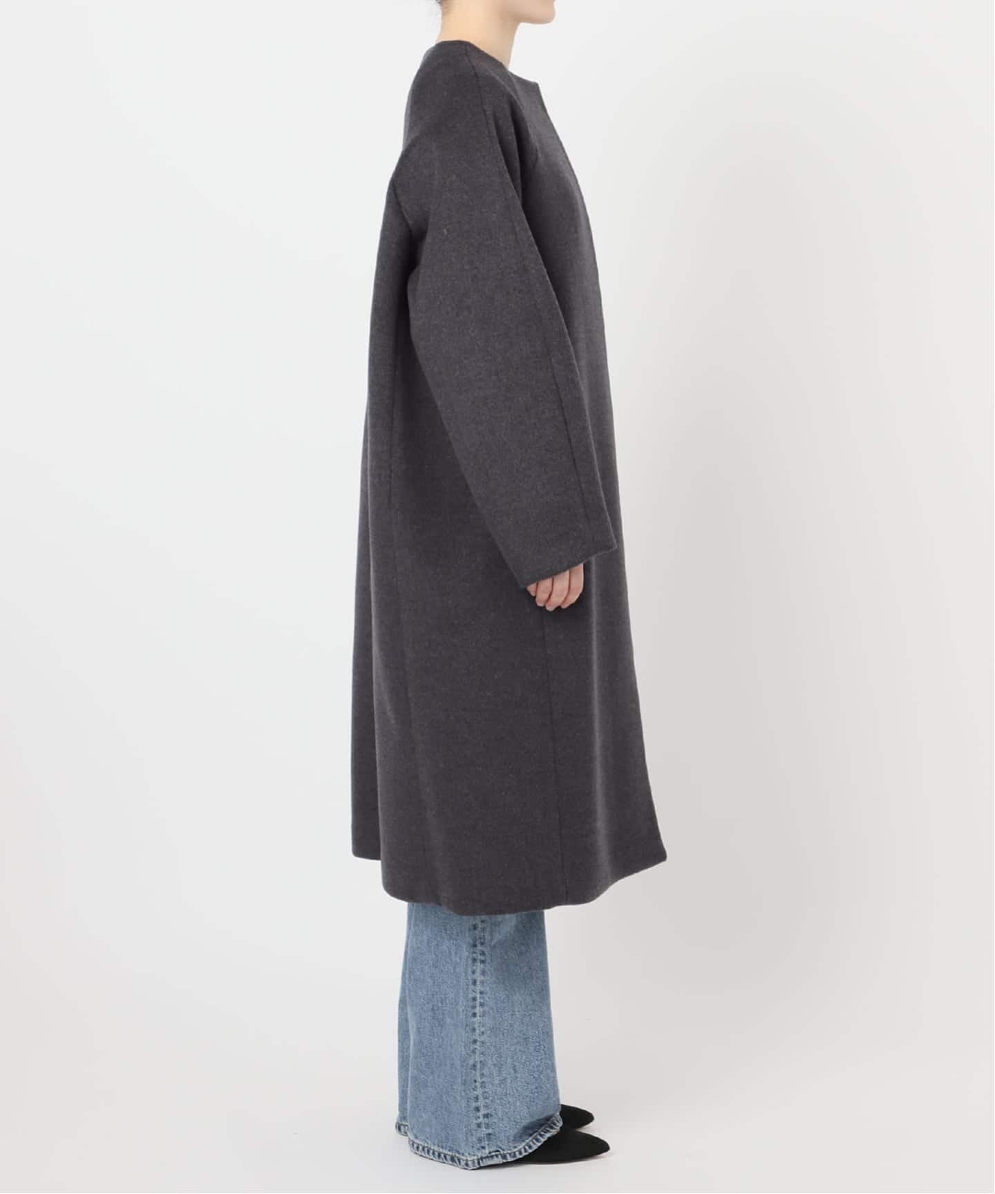 Spick & Span｜S160ビーバーノーカラーコート | Rakuten Fashion(楽天