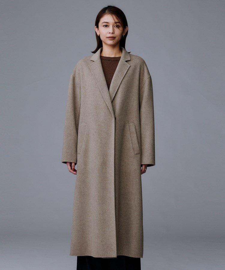 UNTITLED｜【ロング丈/軽やか】テーラード リバーコート | Rakuten