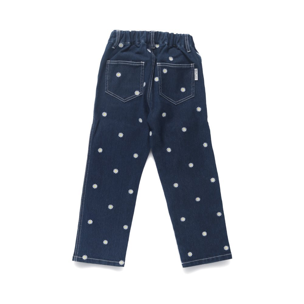 wunderlungお花デニム 1-2y wunderlungお花デニム 1-2y wunderlungお花