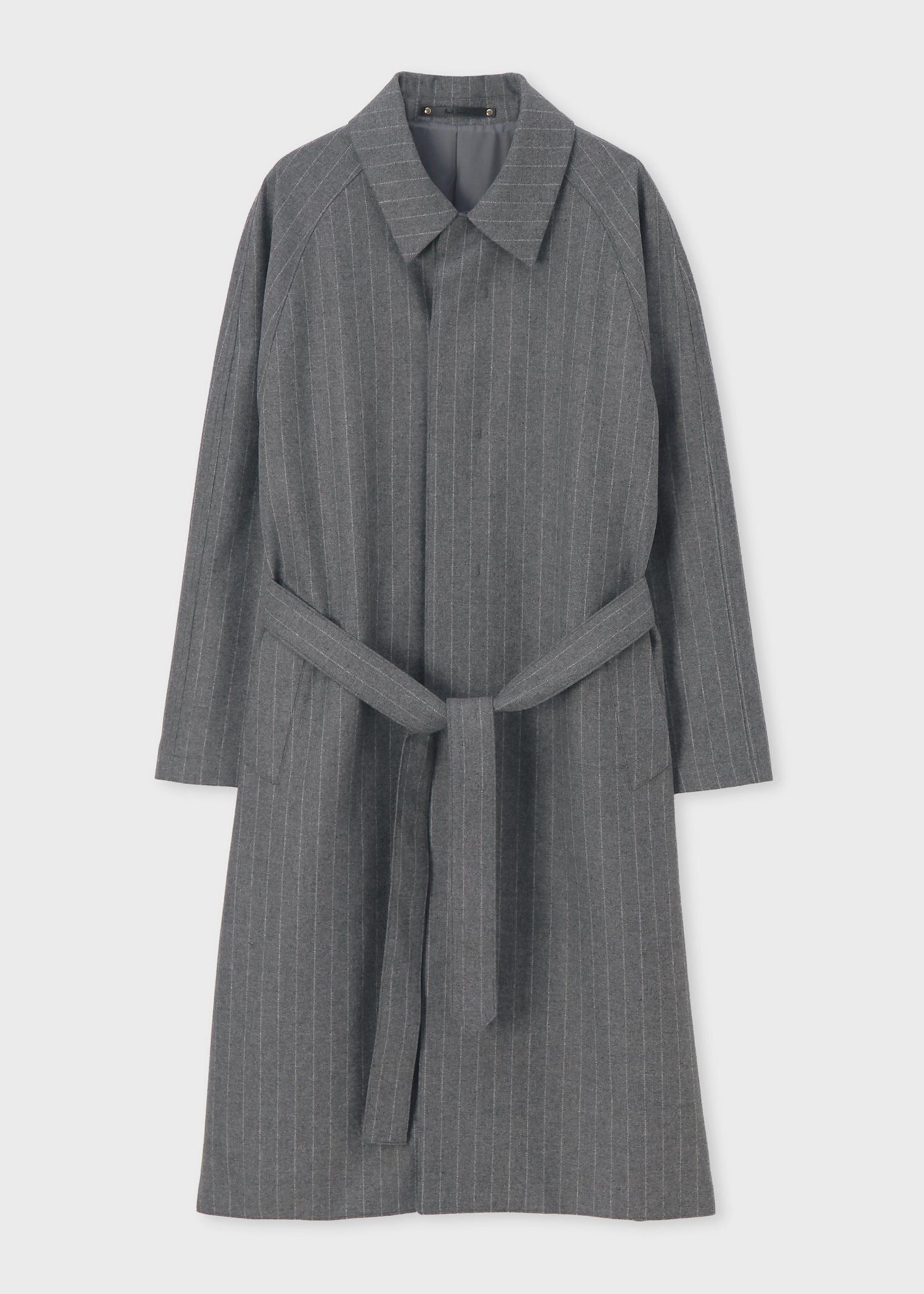 Paul Smith｜チョークストライプ ロングステンカラーコート | Rakuten