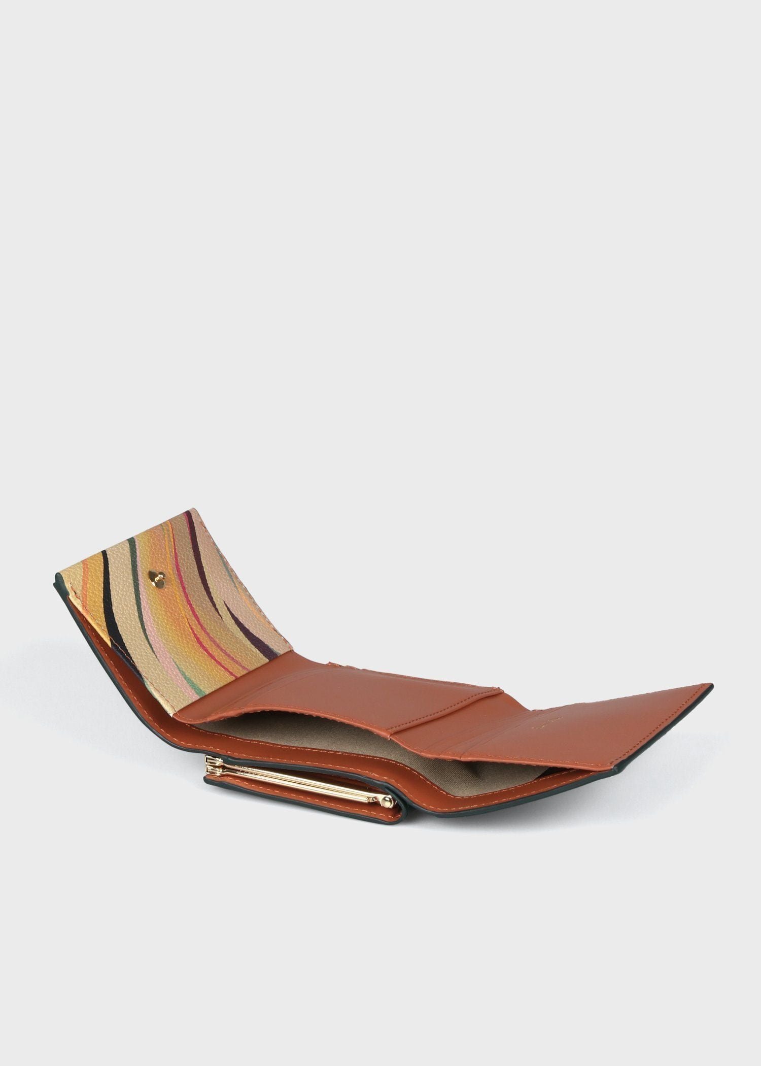 Paul Smith｜Newスワールトリム がま口3つ折り財布 | Rakuten Fashion