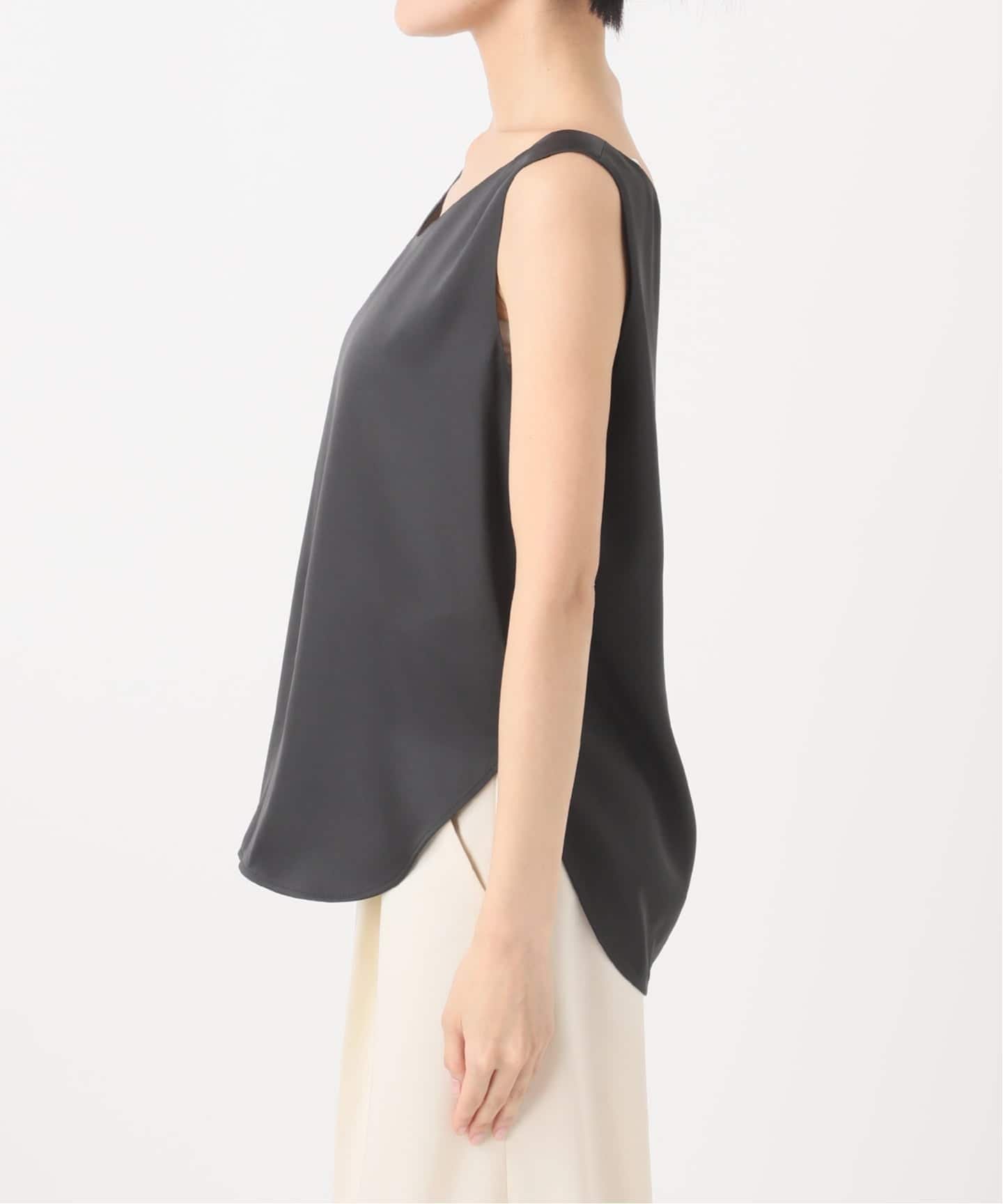 NOBLE｜《追加3》【洗える】ルナサテンデコルテ2WAYトップス | Rakuten