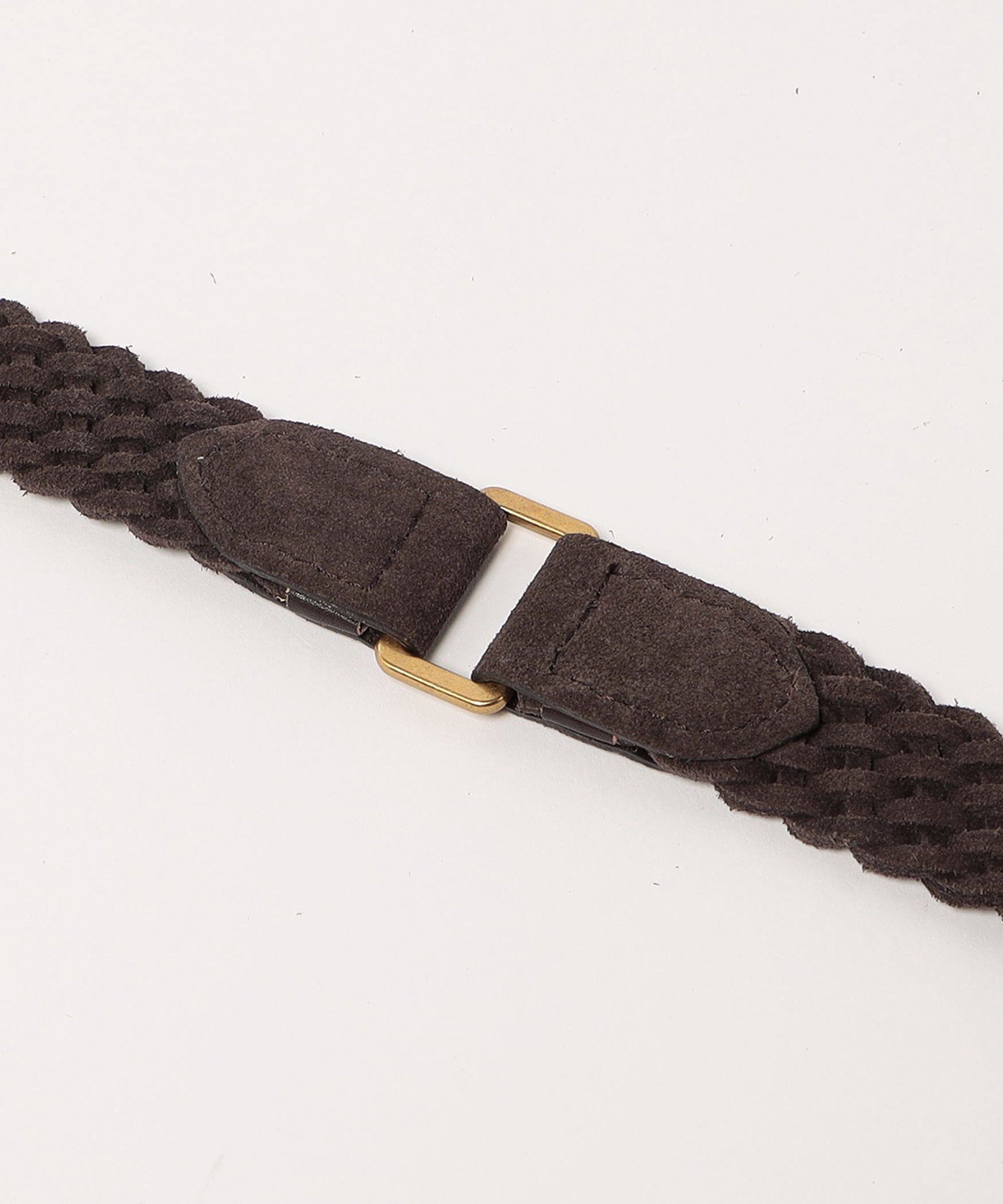 Attisession ベルト ATTISESSION＞レザー メッシュ ダブル ベルト