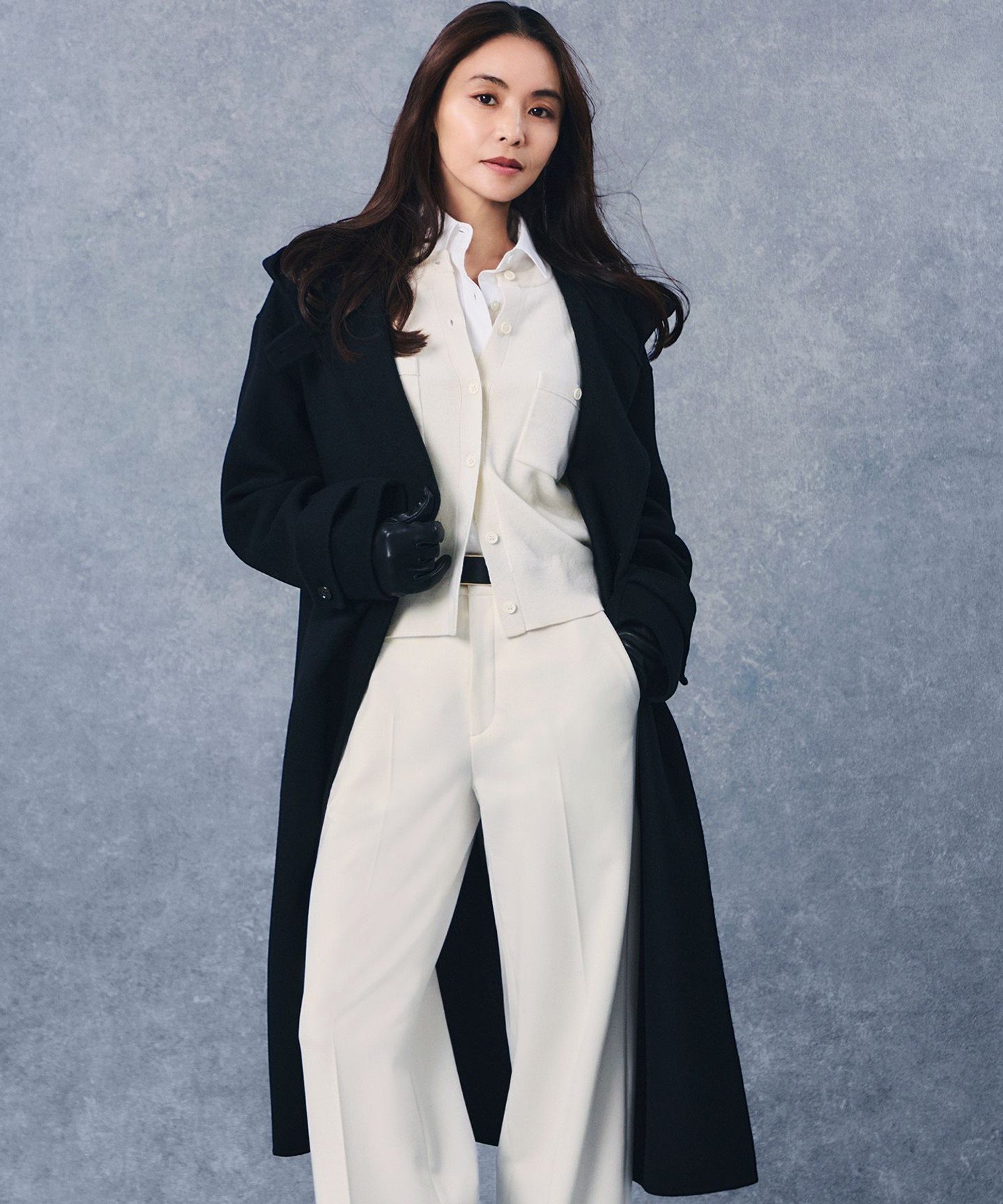 23区｜【滝沢眞規子さん着用/VERY掲載】MANTECOPureリバー フード