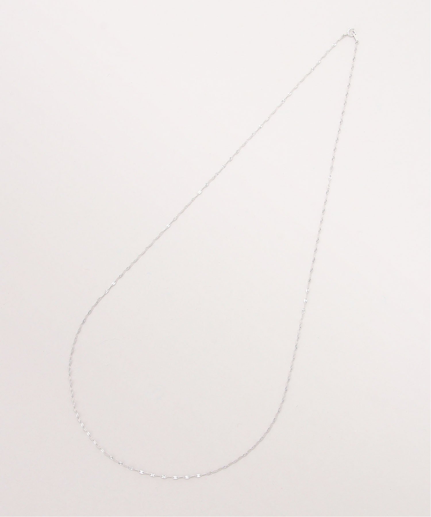 SETUP7｜les bon bon/sunlight long necklace white gold サンライト
