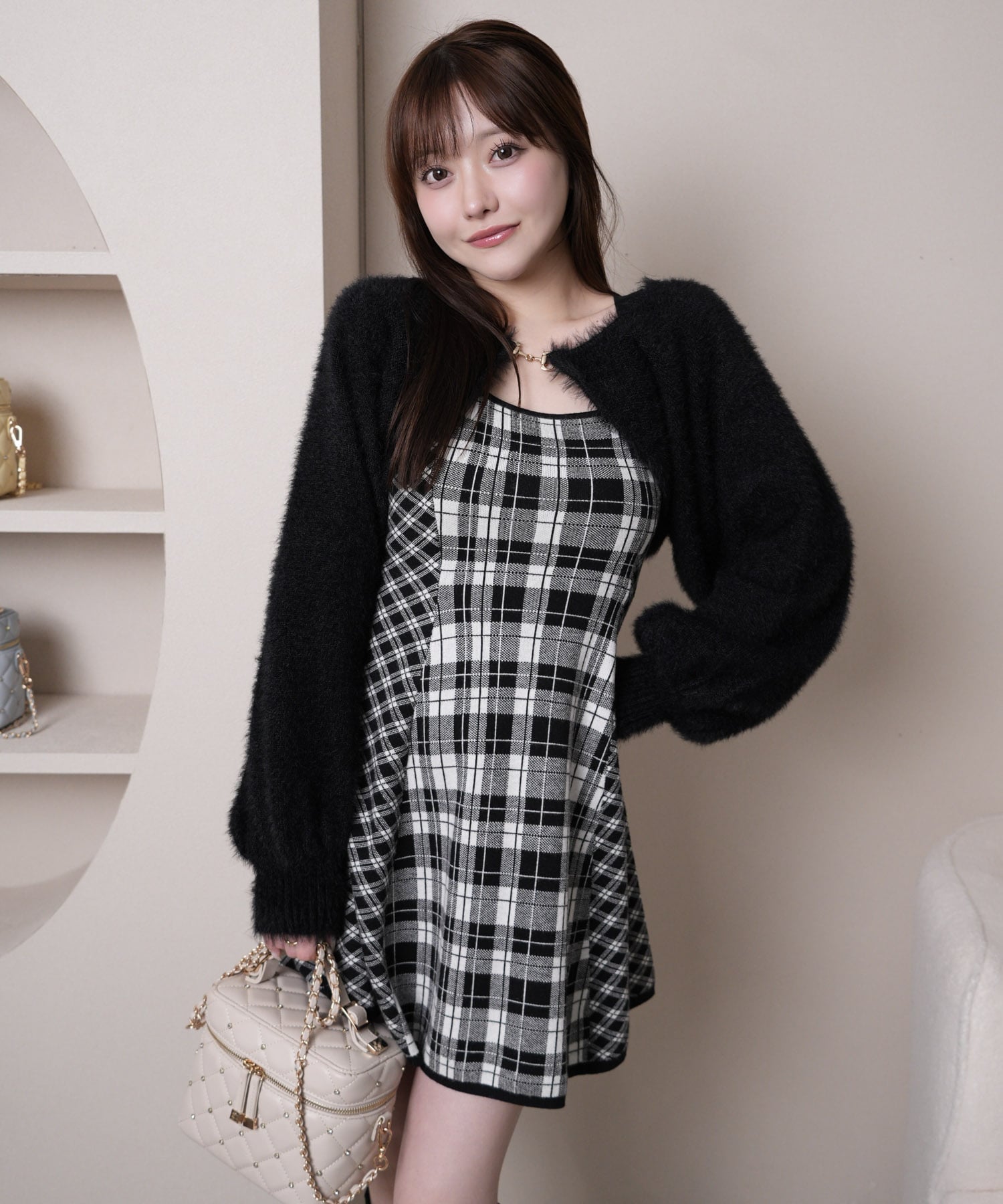 LIP SERVICE｜LIP SERVICE/(W)(形が選べる)フェザーチェック