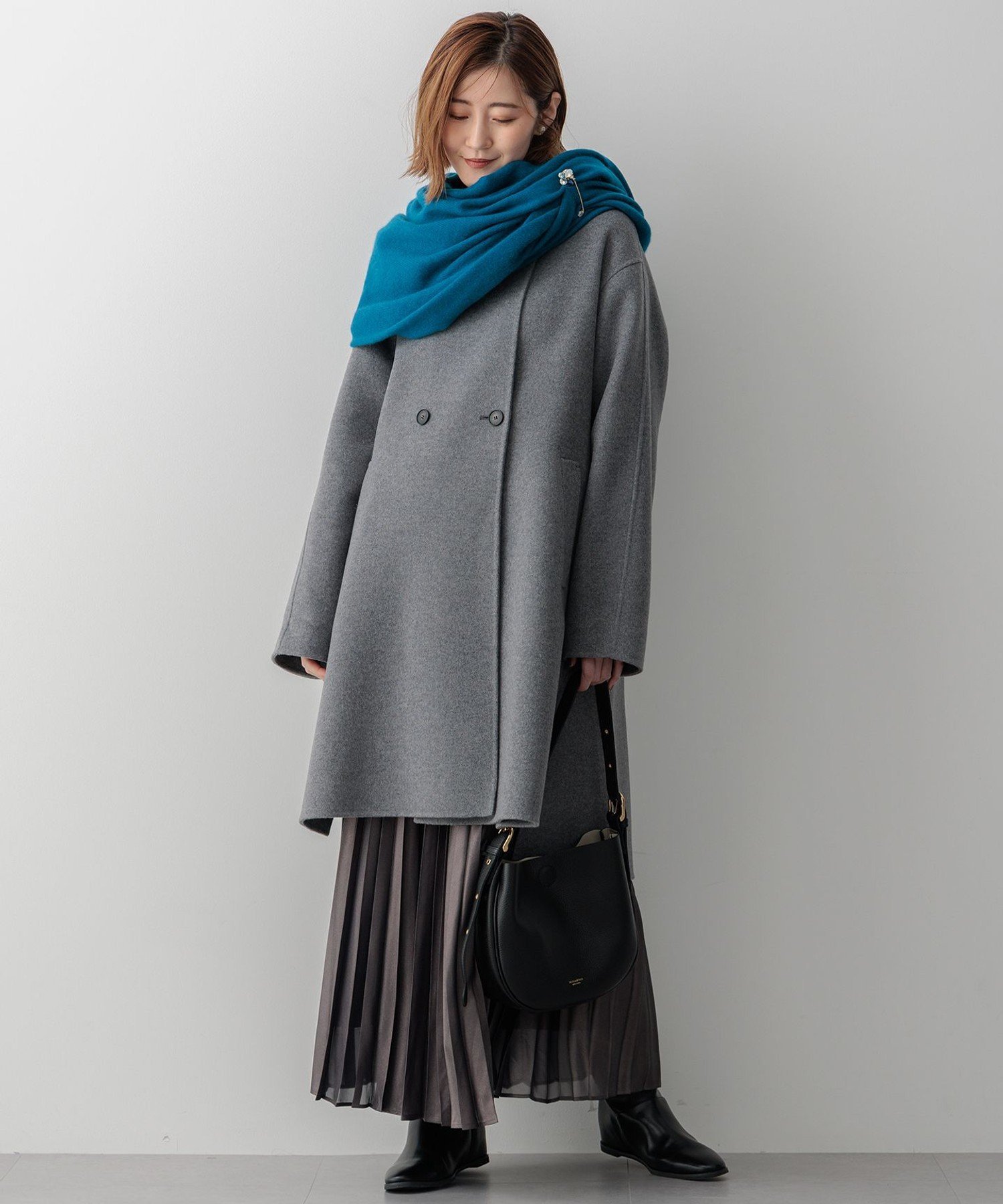 23区｜【滝沢眞規子さん着用/Oggi掲載】MANTECOPure リバーコート