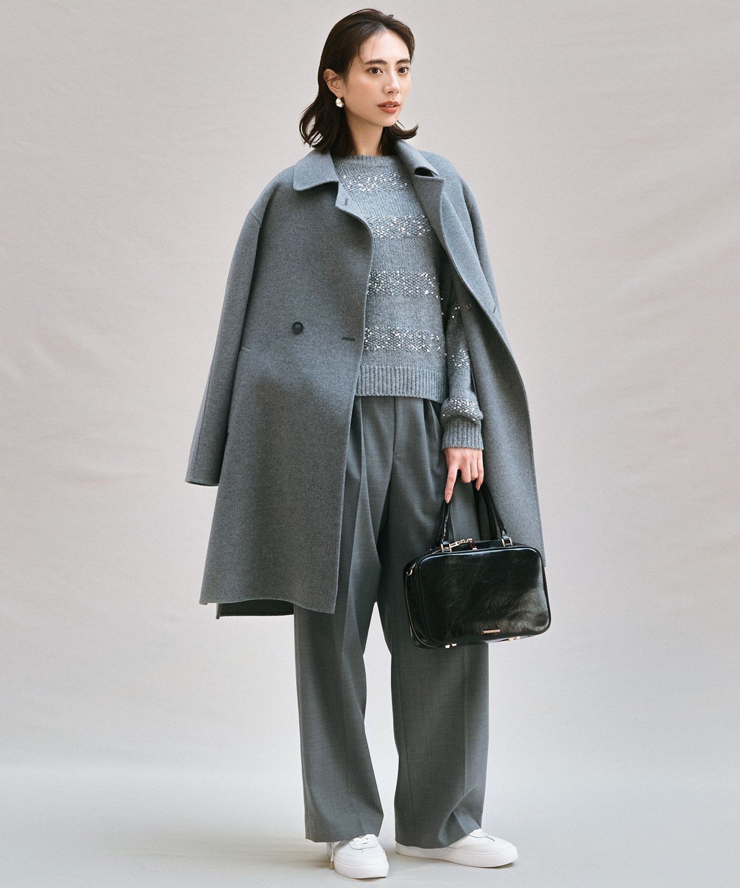 23区｜【滝沢眞規子さん着用/Oggi掲載】MANTECOPure リバーコート