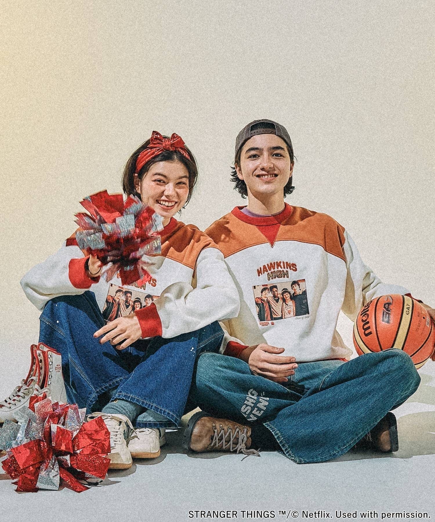 niko and ｜【STRANGER THINGS】コラボ配色スウェット | Rakuten