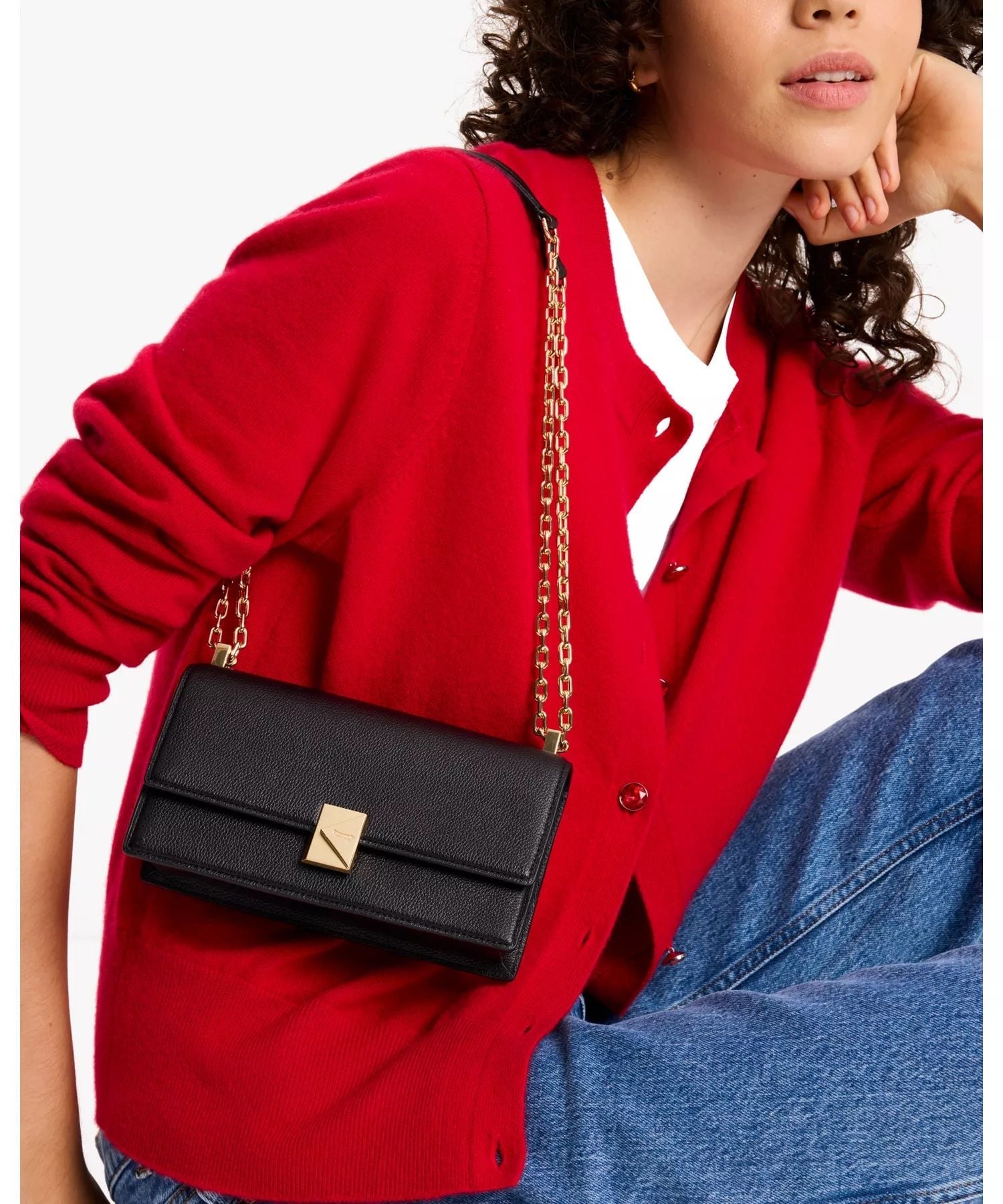 kate spade new york｜【公式】デコ キルテッド チェーン ショルダー