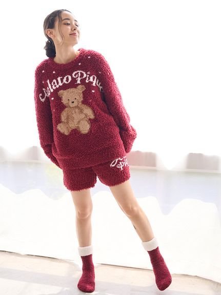 gelato pique｜【HOLIDAY】ジェラートスノーベアジャガードショート