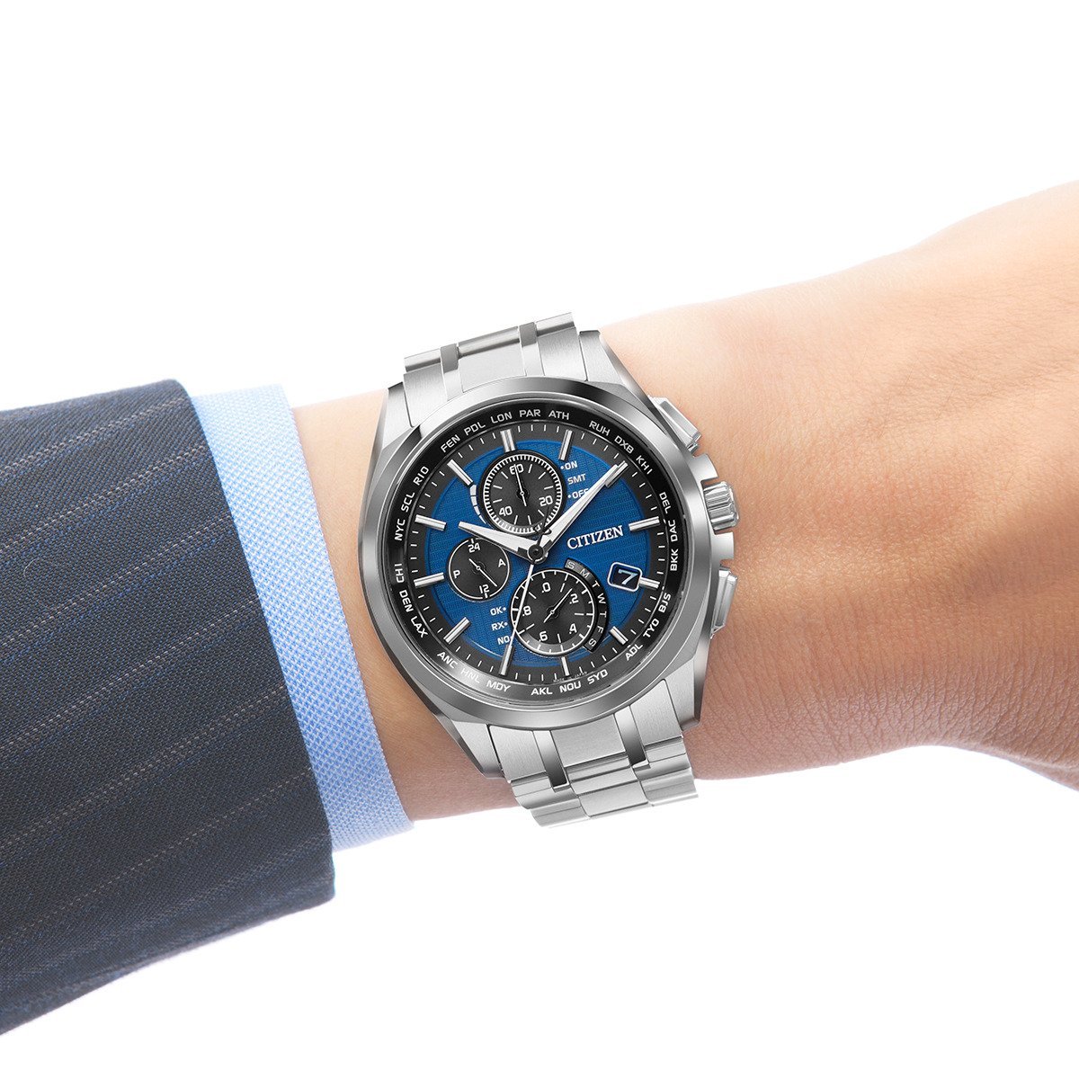 CITIZEN｜シチズン アテッサ エコ・ドライブ電波時計 CITIZEN ATTESA