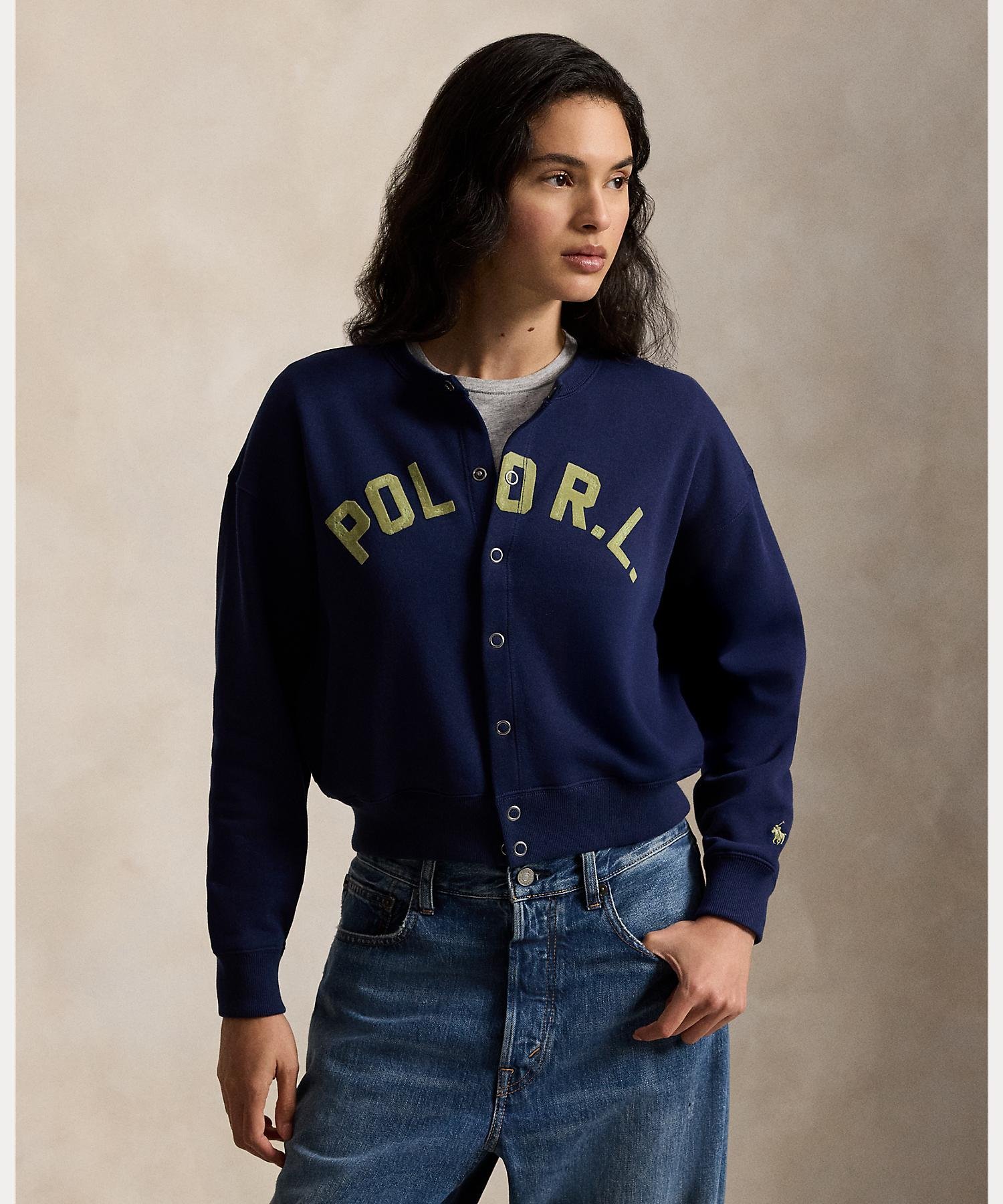 RALPH LAUREN｜ロゴ フリース カーディガン | Rakuten Fashion(楽天