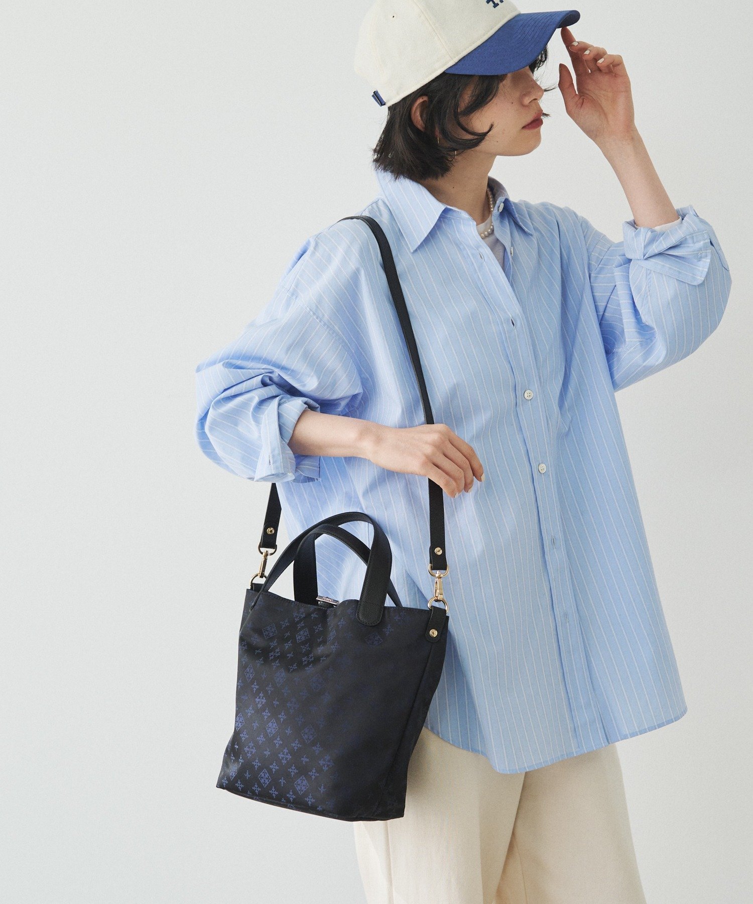 russet｜ナイロンジャガード2WAYミニトートバッグ | Rakuten Fashion