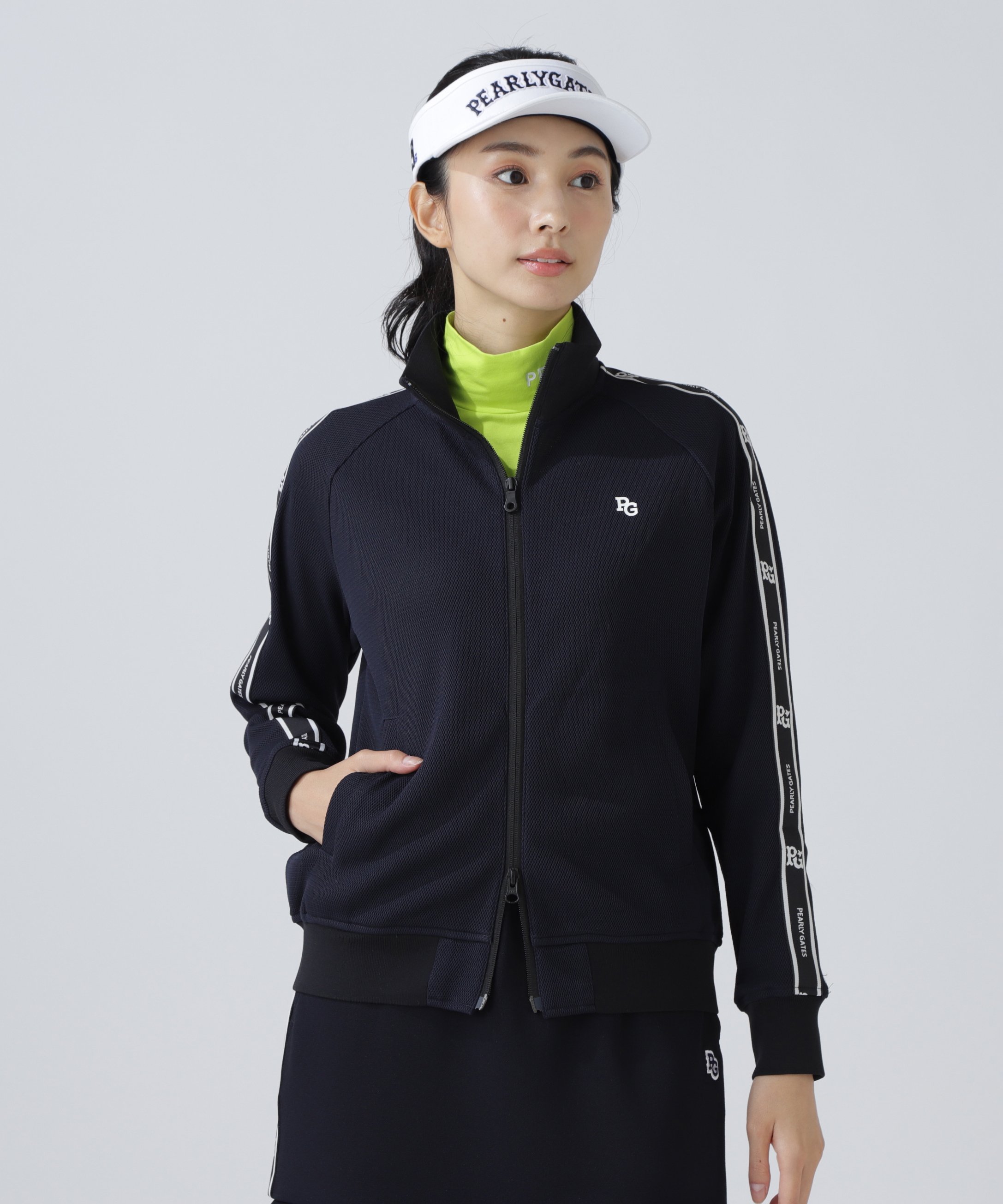 PEARLY GATES｜Peストレッチメッシュ トラックジャケット | Rakuten