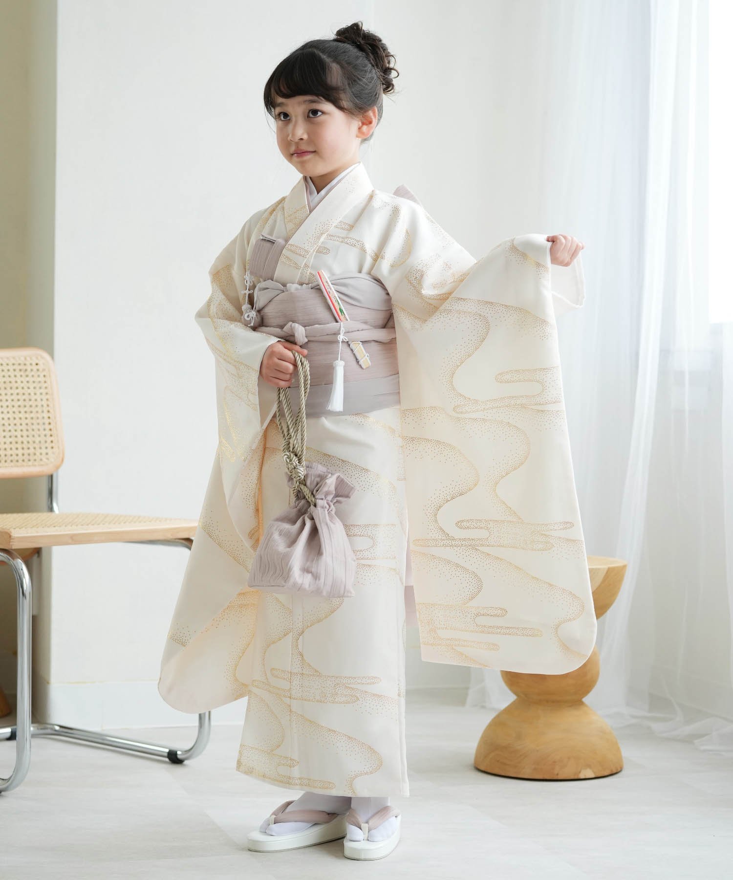 utatane｜ひよこ商店 七五三 着物 7歳 女の子 四つ身 着物セット